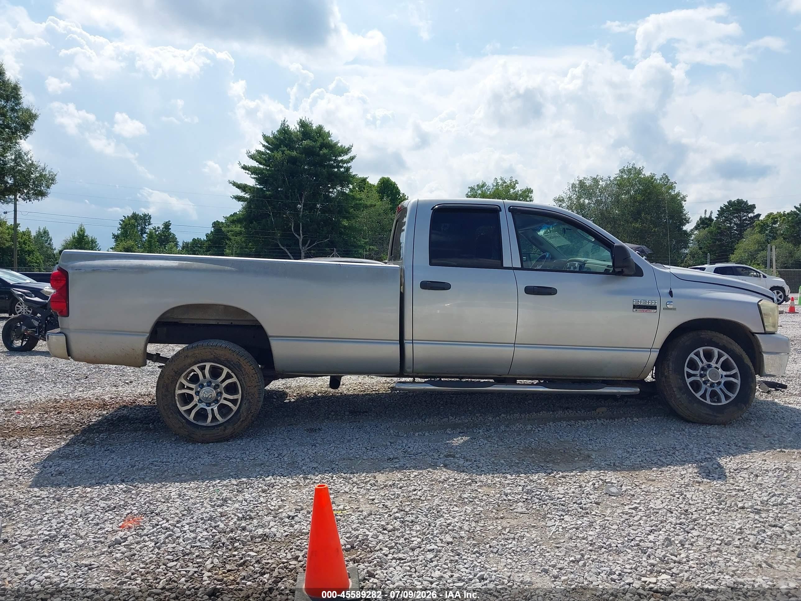 2008 Dodge Ram 2500 Slt Silver vin: 3D7KS28A88G137731