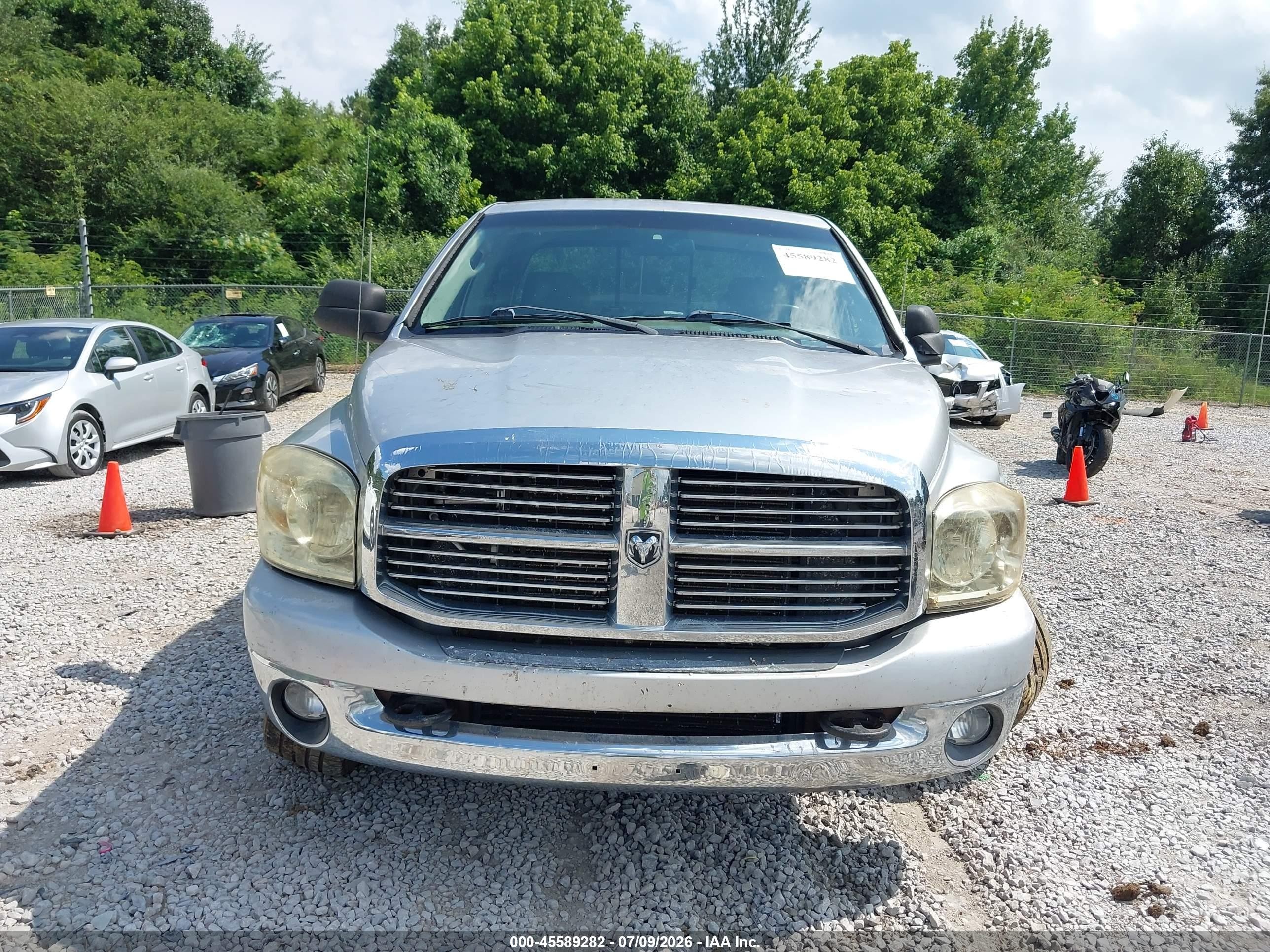 2008 Dodge Ram 2500 Slt Silver vin: 3D7KS28A88G137731