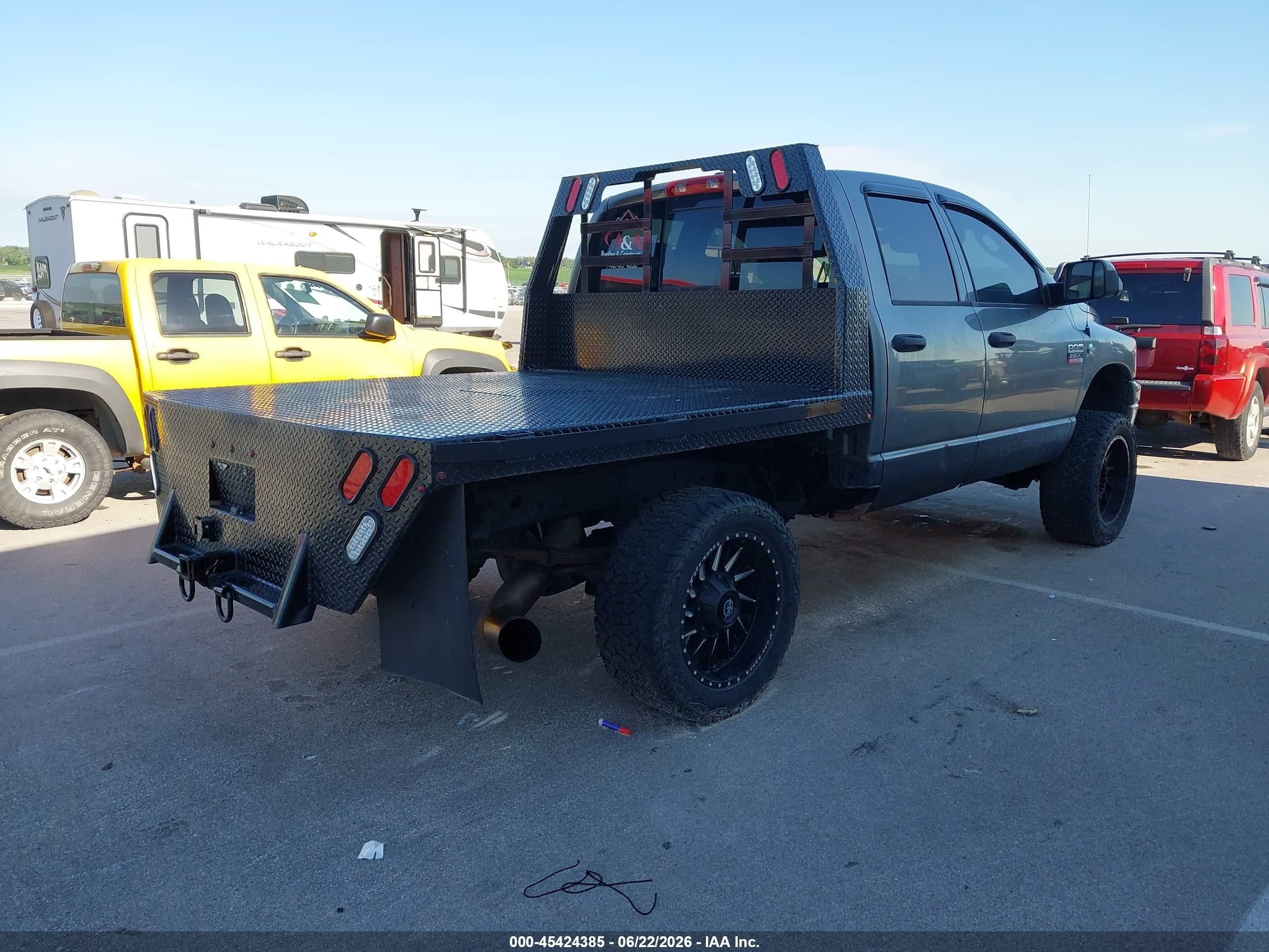 2008 Dodge Ram 2500 Slt/power Wagon Gray vin: 3D7KS28AX8G204006