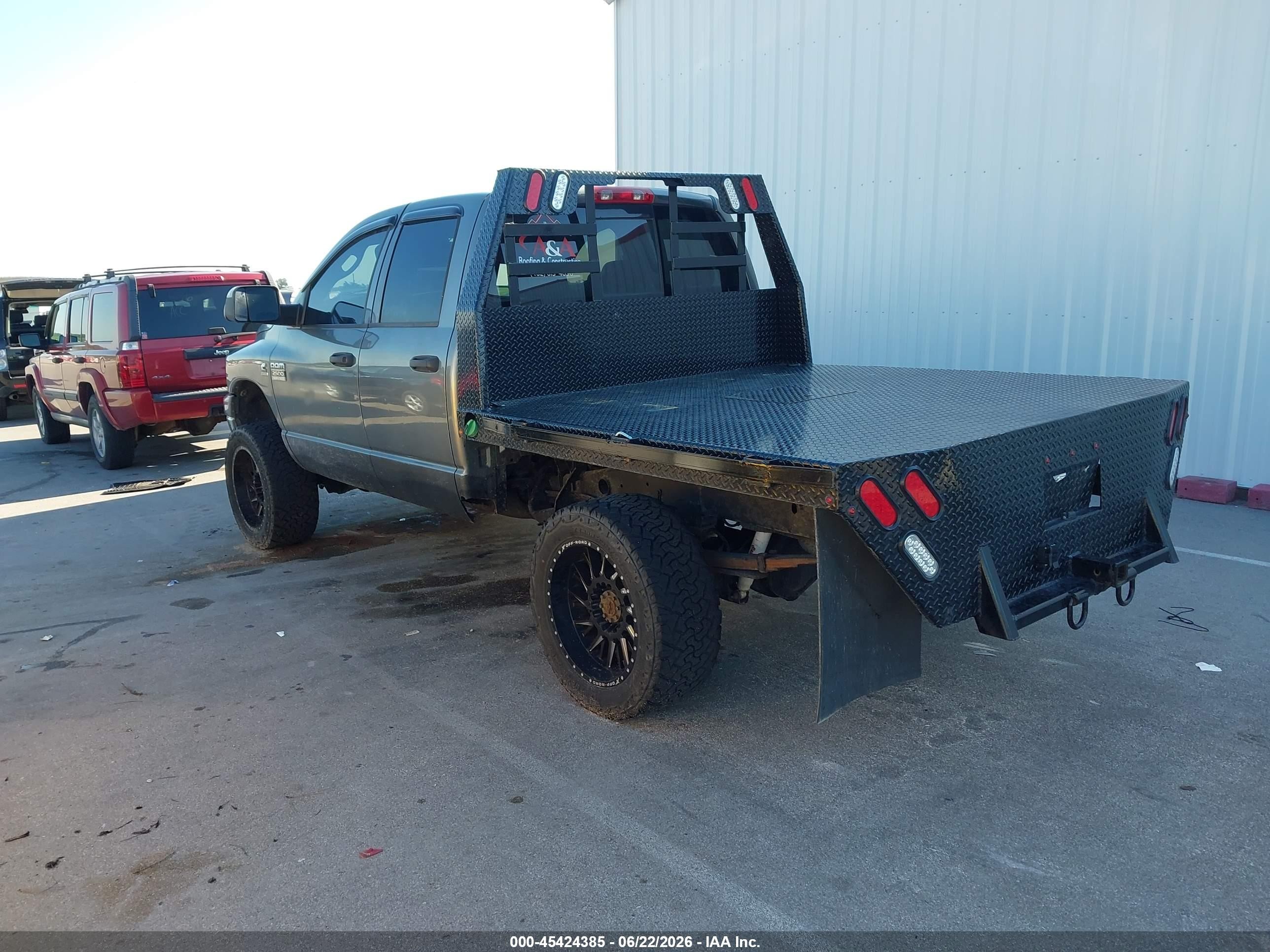 2008 Dodge Ram 2500 Slt/power Wagon Gray vin: 3D7KS28AX8G204006