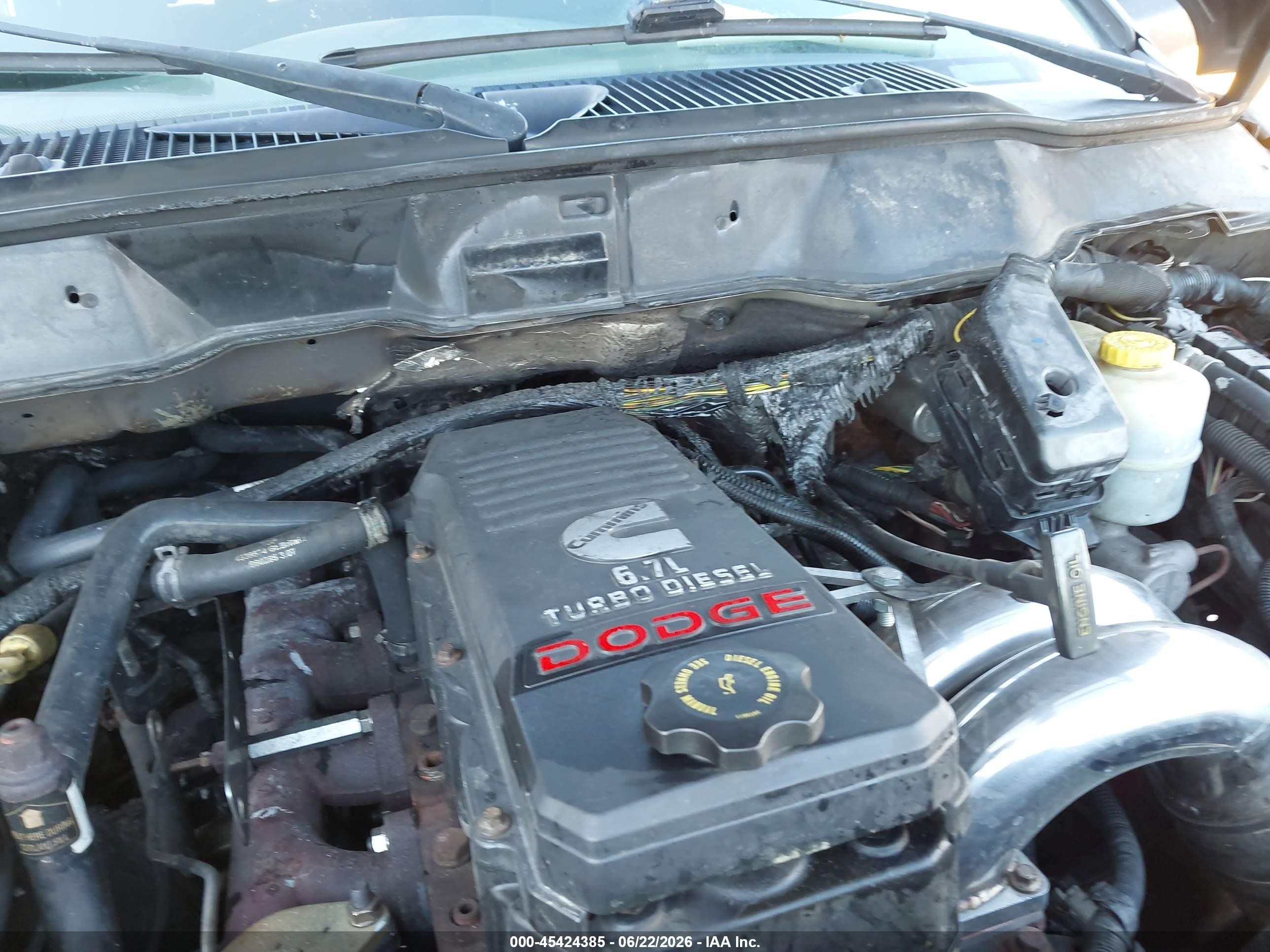 2008 Dodge Ram 2500 Slt/power Wagon Gray vin: 3D7KS28AX8G204006