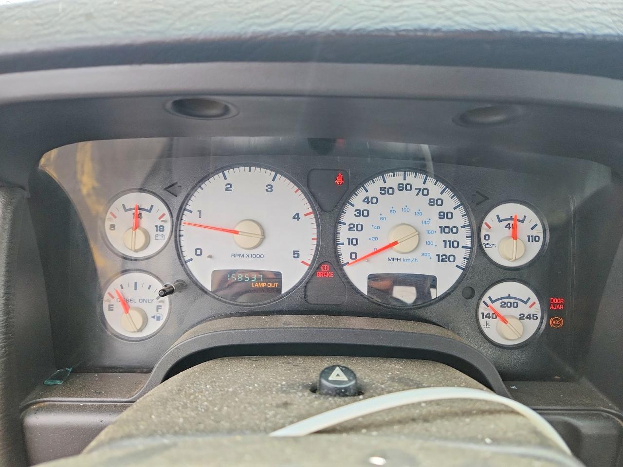 2005 Dodge Ram 2500 St Серый vin: 3D7KS28C05G711073