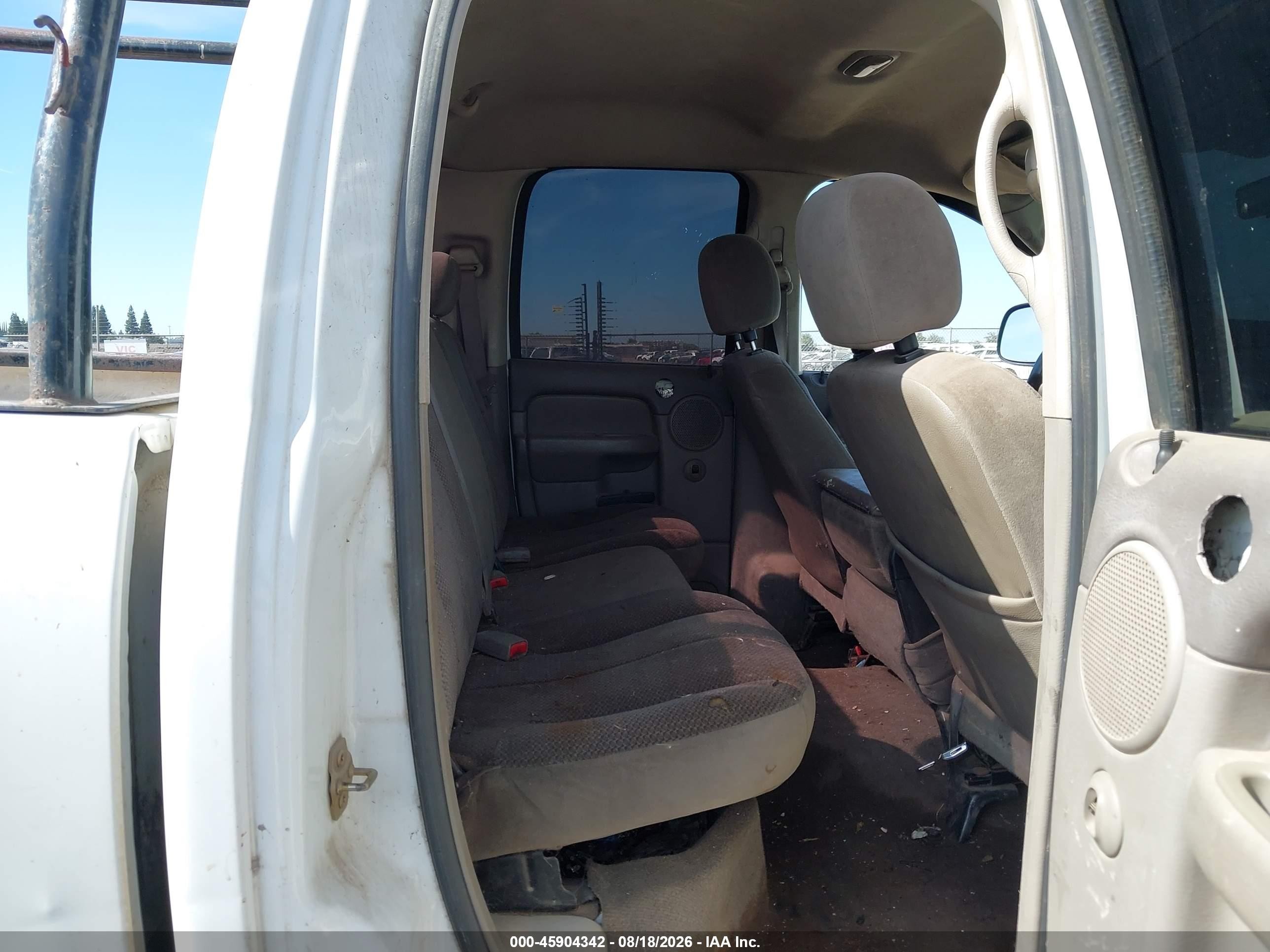 2005 Dodge Ram 2500 Slt/laramie White vin: 3D7KS28C05G763321