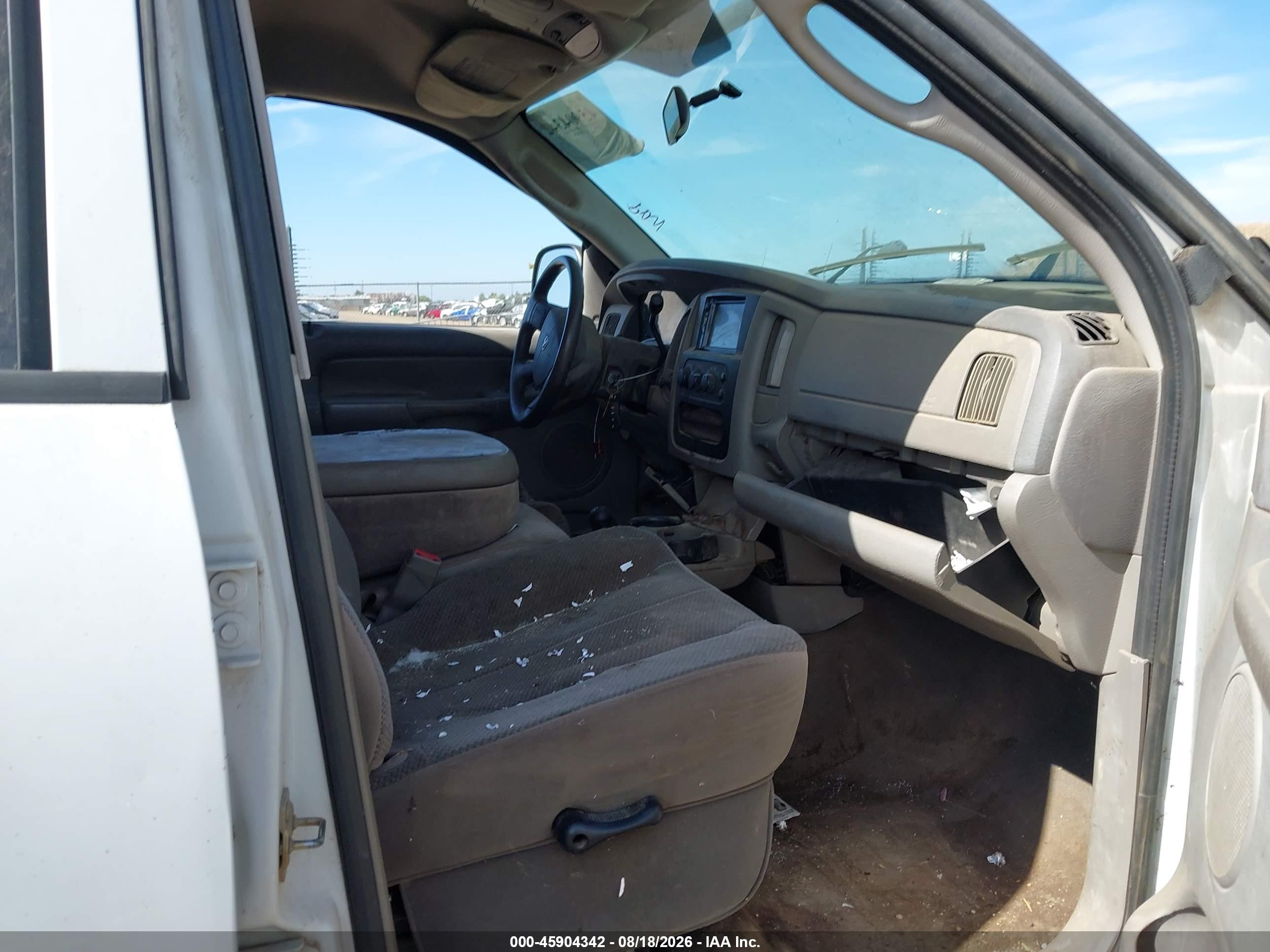 2005 Dodge Ram 2500 Slt/laramie White vin: 3D7KS28C05G763321