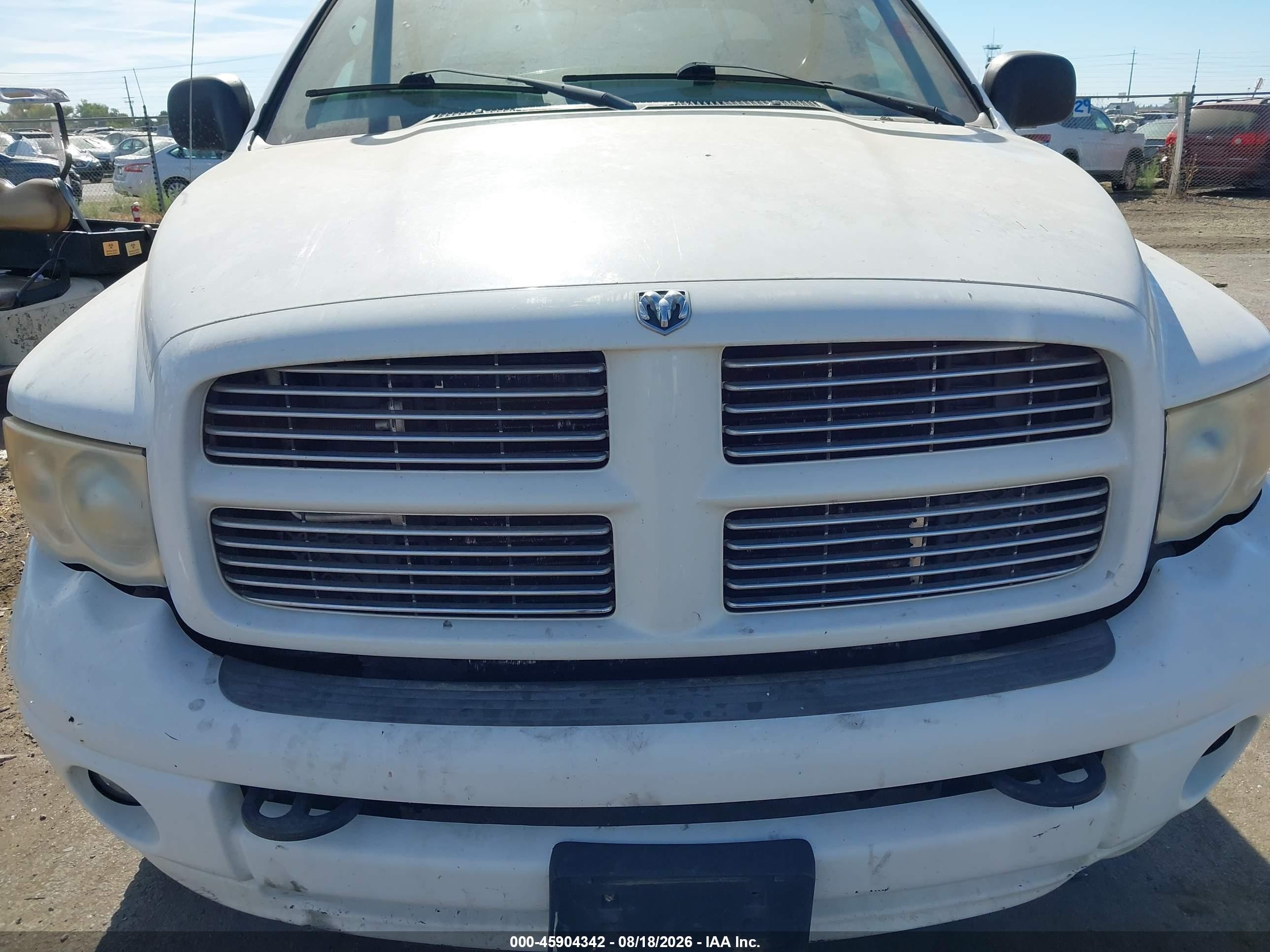 2005 Dodge Ram 2500 Slt/laramie White vin: 3D7KS28C05G763321