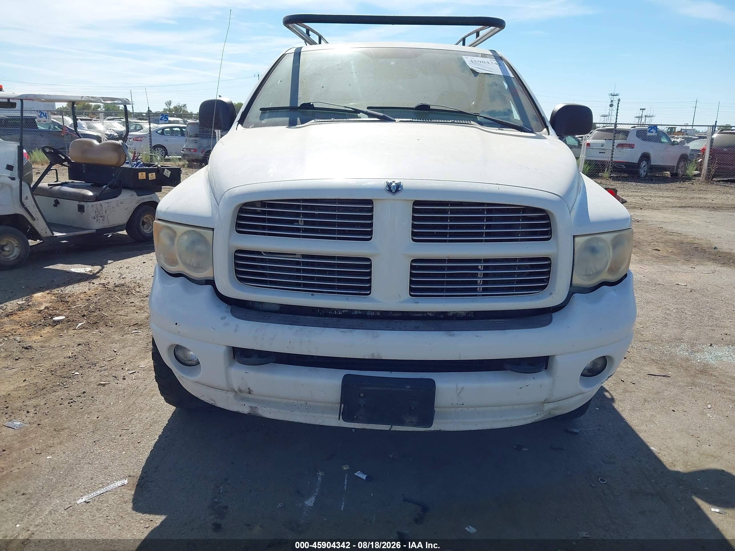 2005 Dodge Ram 2500 Slt/laramie White vin: 3D7KS28C05G763321