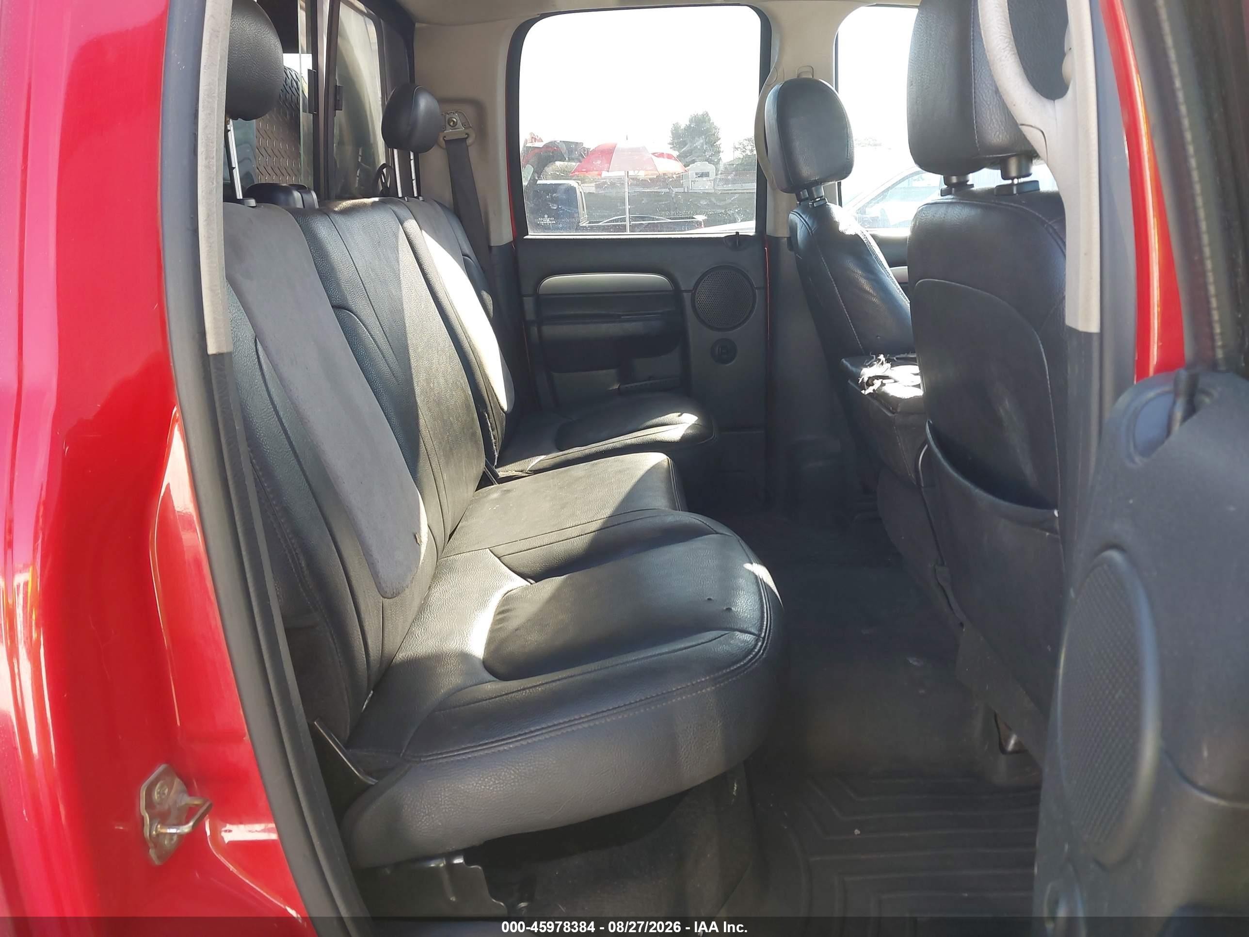 2005 Dodge Ram 2500 Slt/laramie Красный vin: 3D7KS28C05G764159