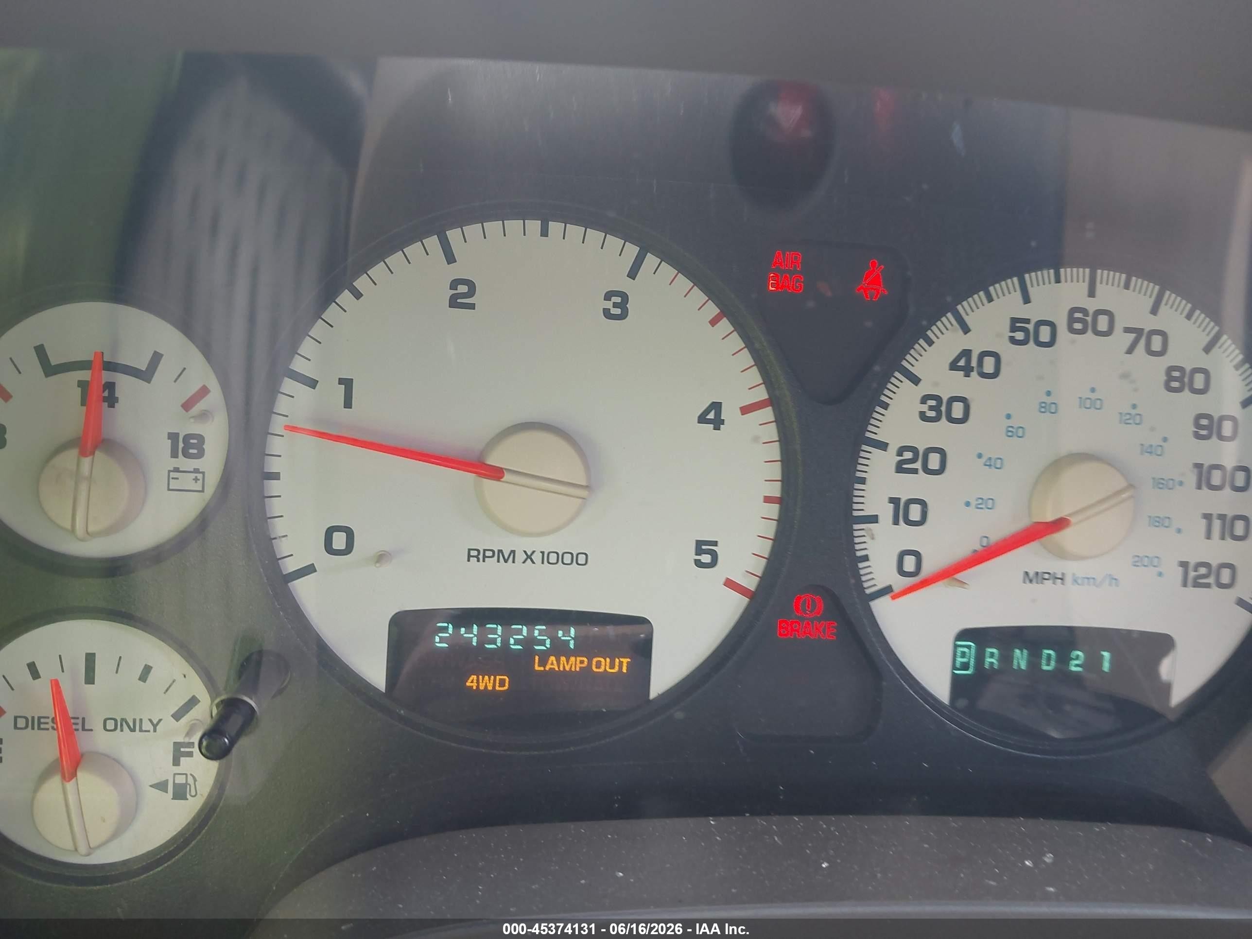 2005 Dodge Ram 2500 Slt/laramie Dark Blue vin: 3D7KS28C05G842696