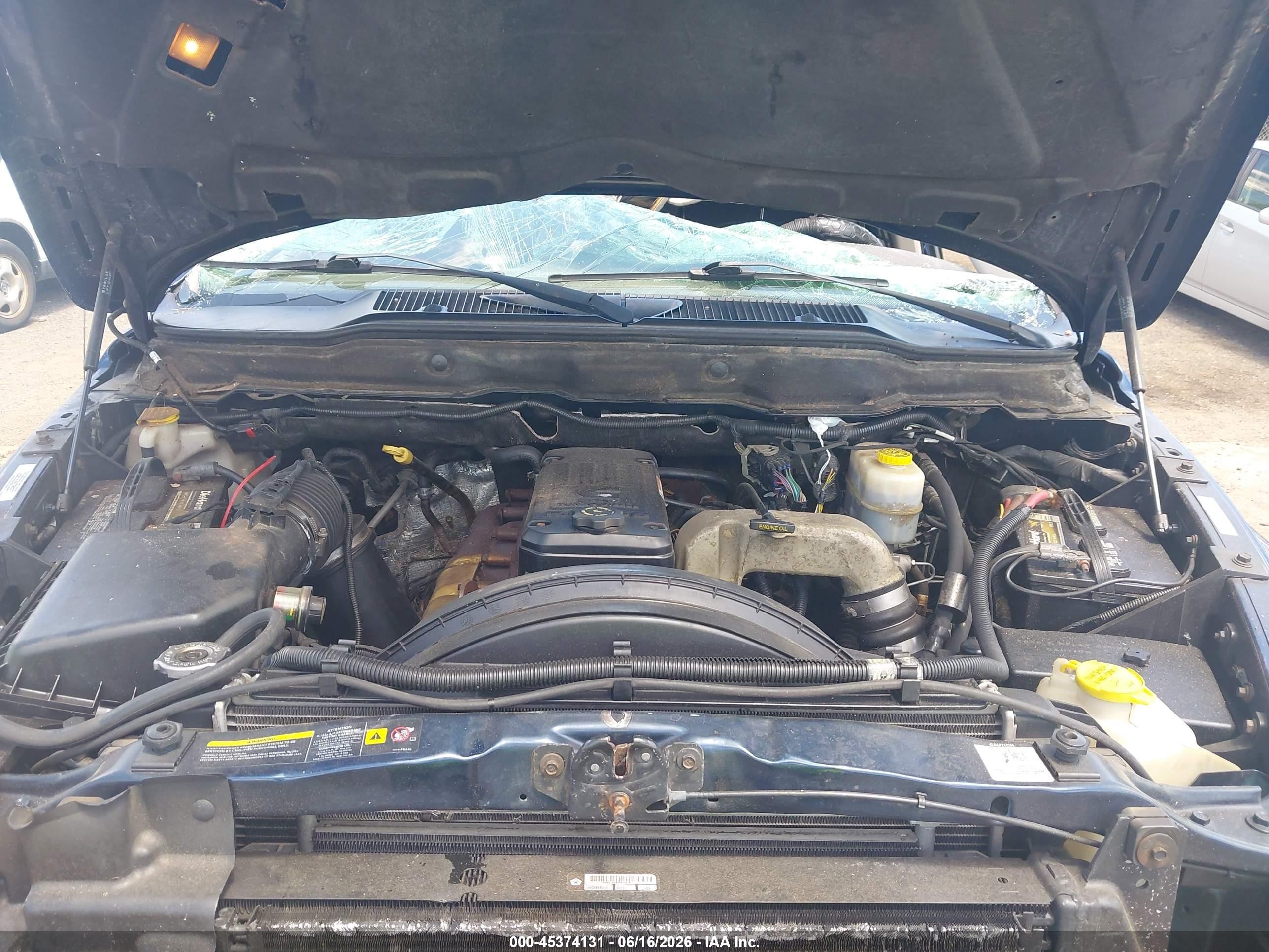 2005 Dodge Ram 2500 Slt/laramie Dark Blue vin: 3D7KS28C05G842696