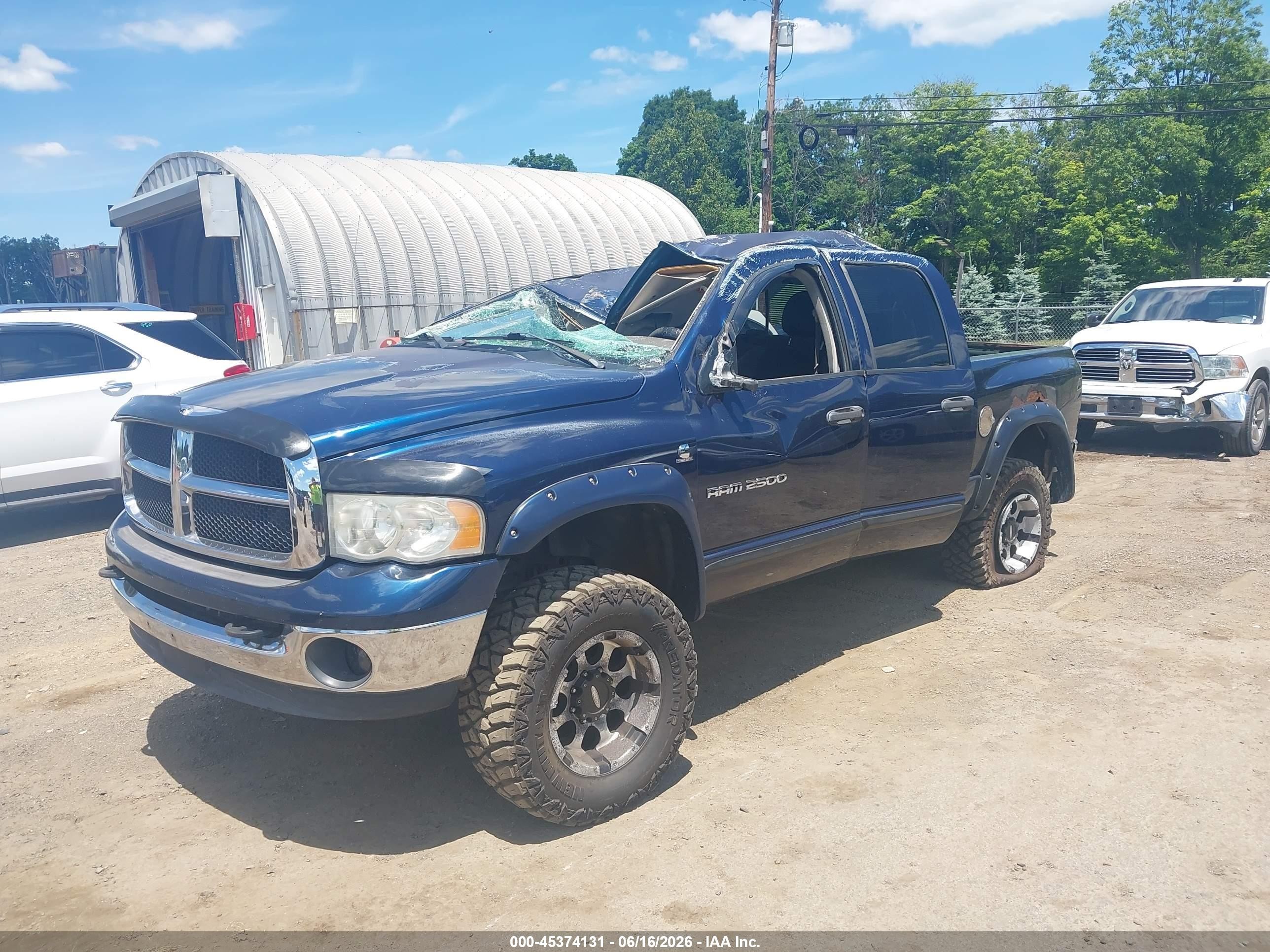 2005 Dodge Ram 2500 Slt/laramie Dark Blue vin: 3D7KS28C05G842696