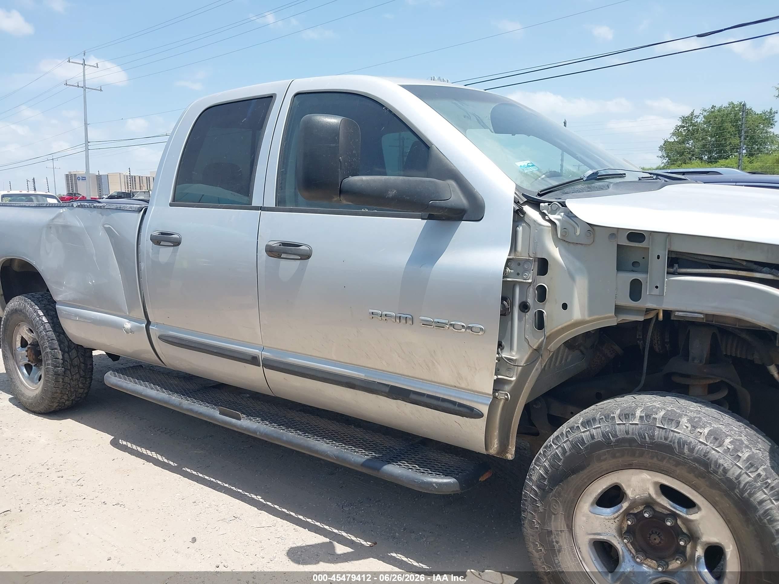 2005 Dodge Ram 2500 Slt/laramie Silver vin: 3D7KS28C15G846059