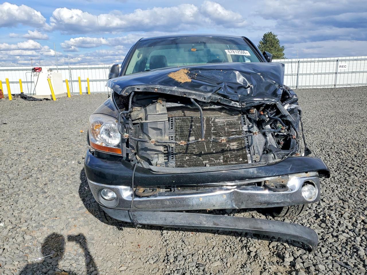 2006 Dodge Ram 2500 St Черный vin: 3D7KS28C16G167877