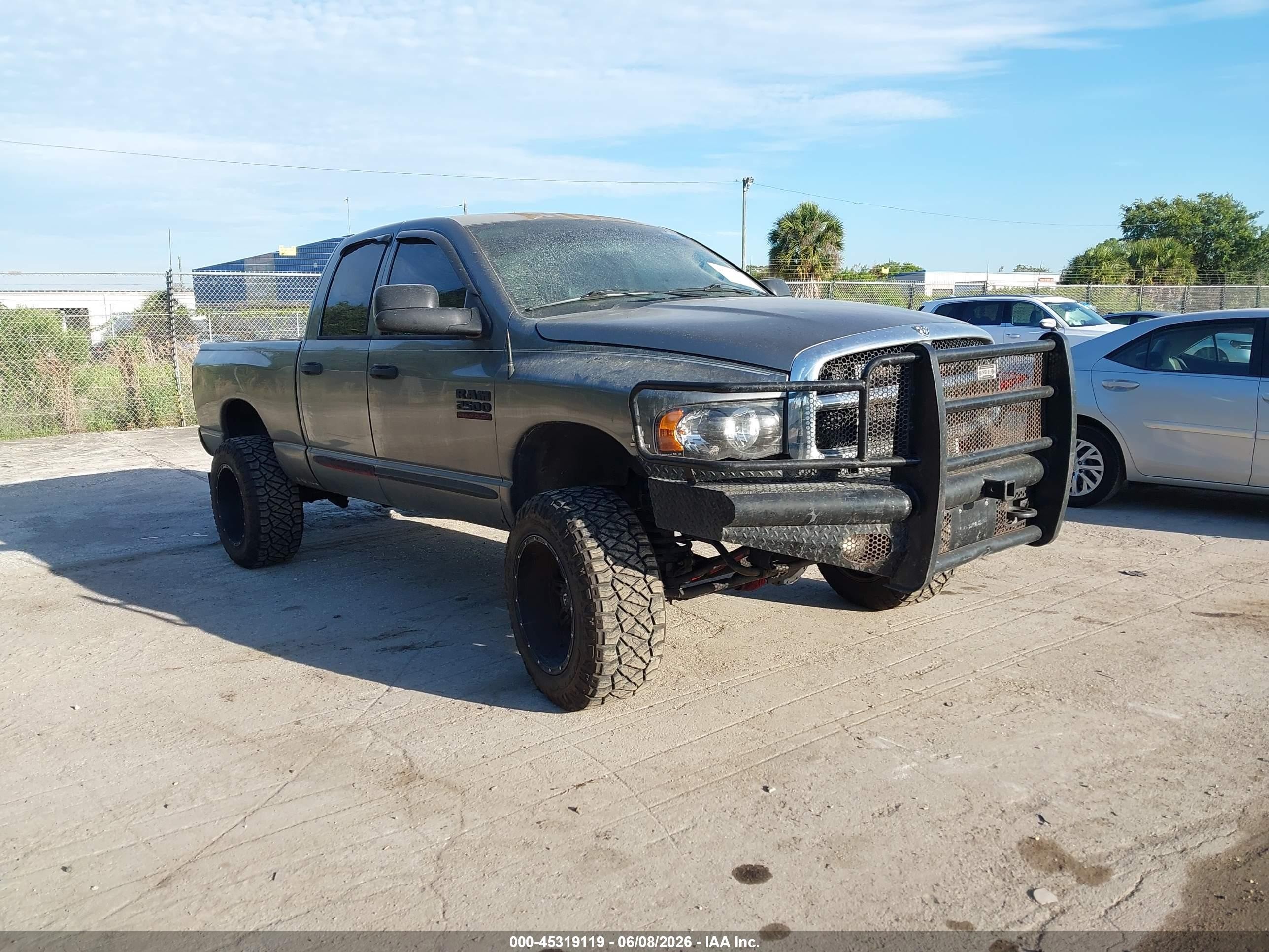 2005 Dodge Ram 2500 Slt/laramie Gray vin: 3D7KS28C25G790133