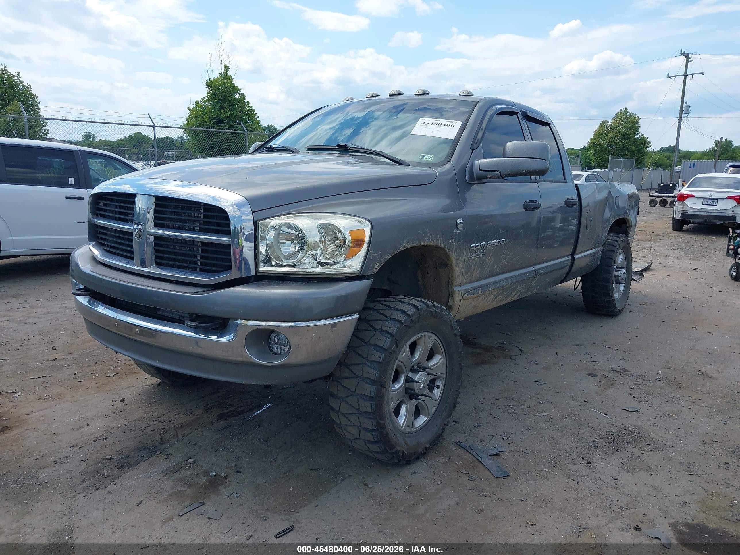 2006 Dodge Ram 2500 Slt/sport Gray vin: 3D7KS28C26G240982