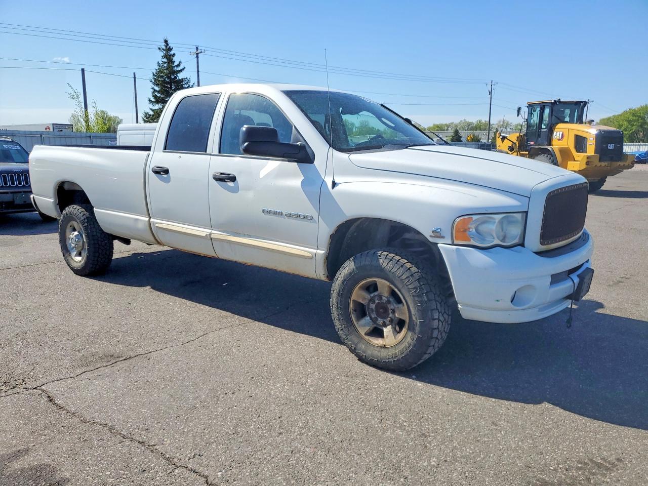2005 Dodge Ram 2500 St Белый vin: 3D7KS28C35G758744