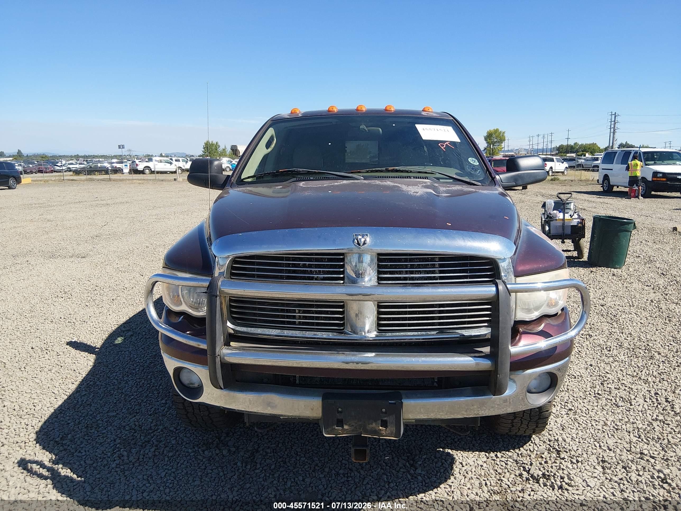 2005 Dodge Ram 2500 Slt/laramie Red vin: 3D7KS28C35G788665