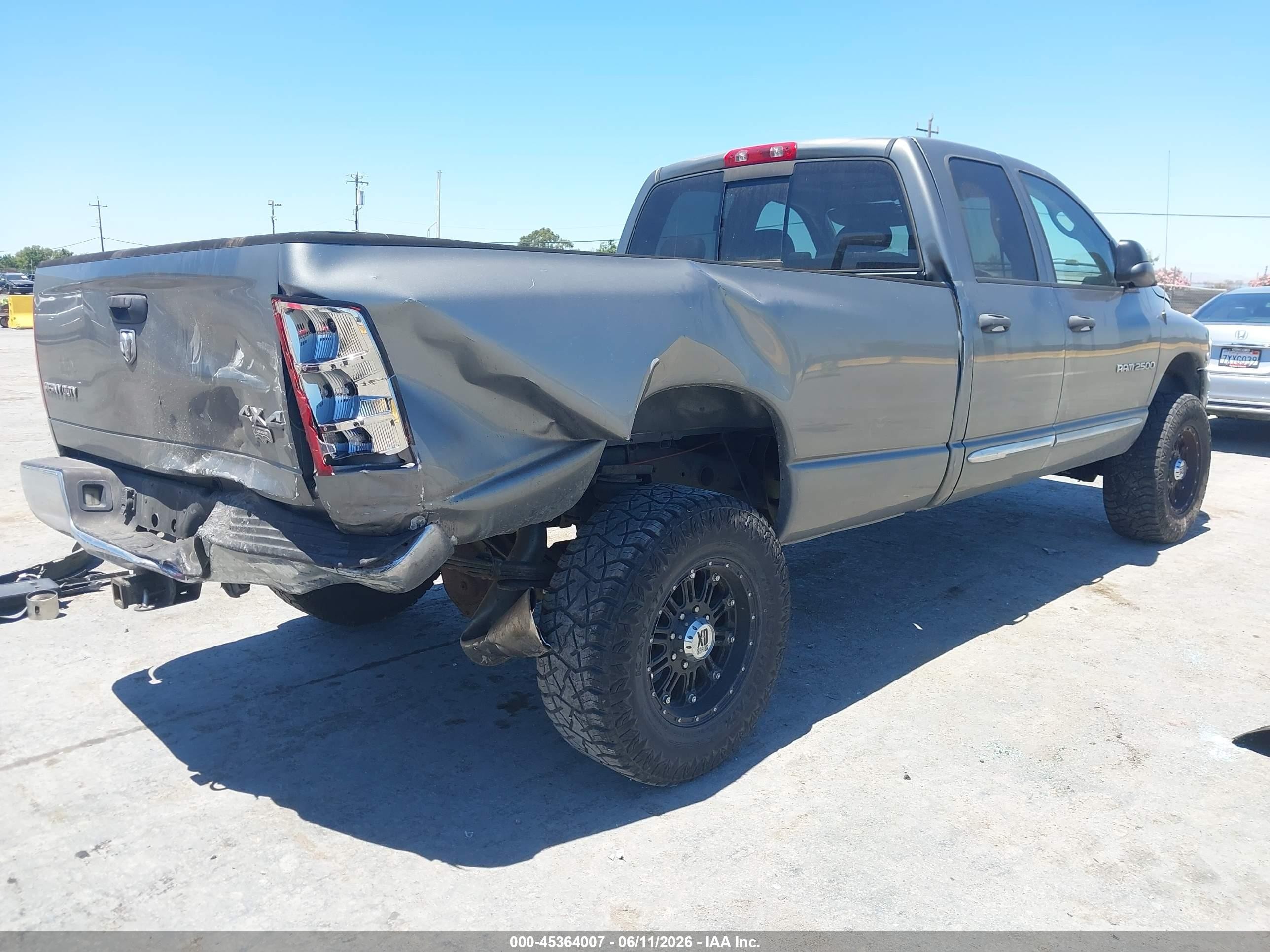 2005 Dodge Ram 2500 Slt/laramie Gray vin: 3D7KS28C35G830929