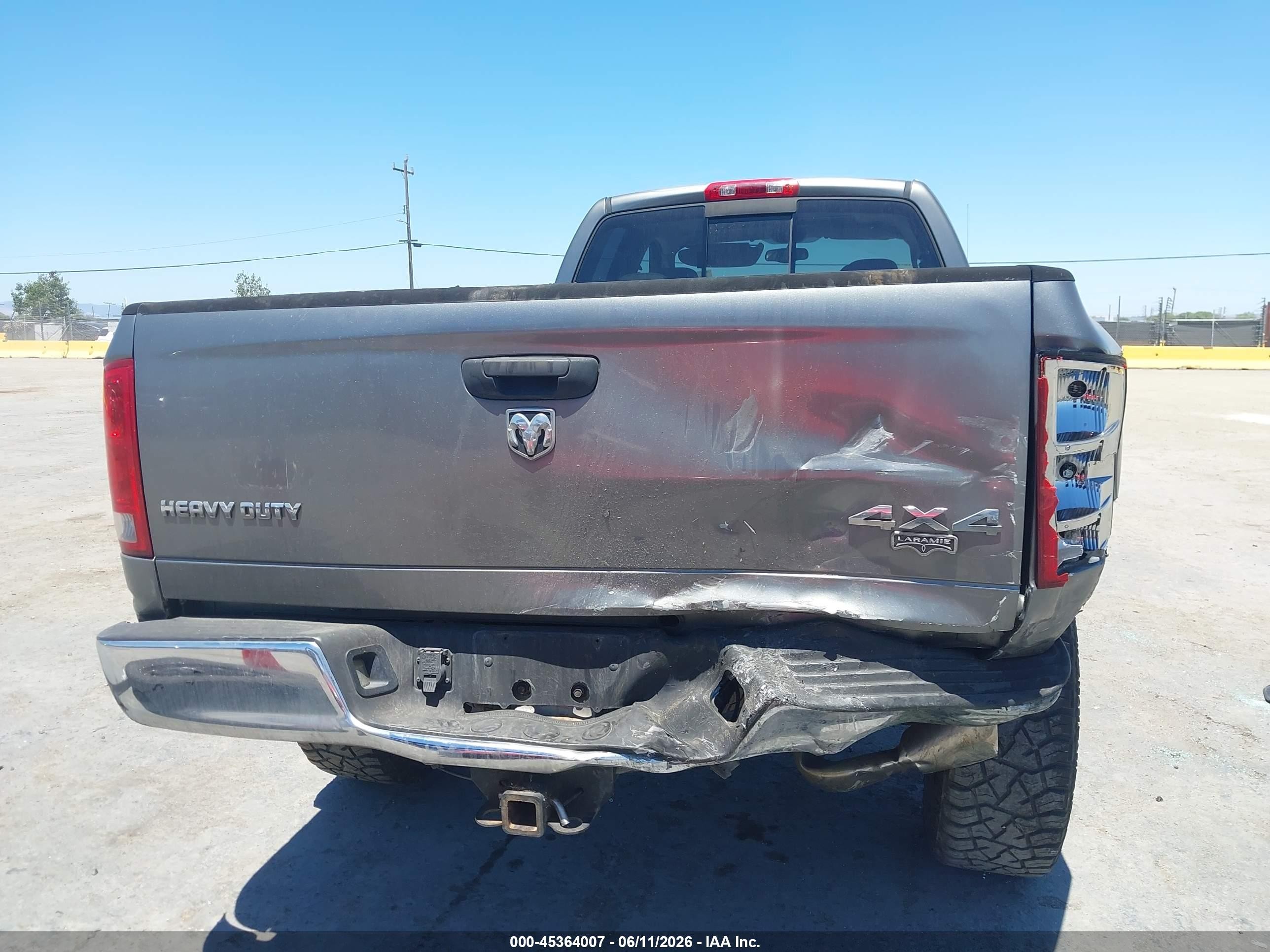 2005 Dodge Ram 2500 Slt/laramie Gray vin: 3D7KS28C35G830929