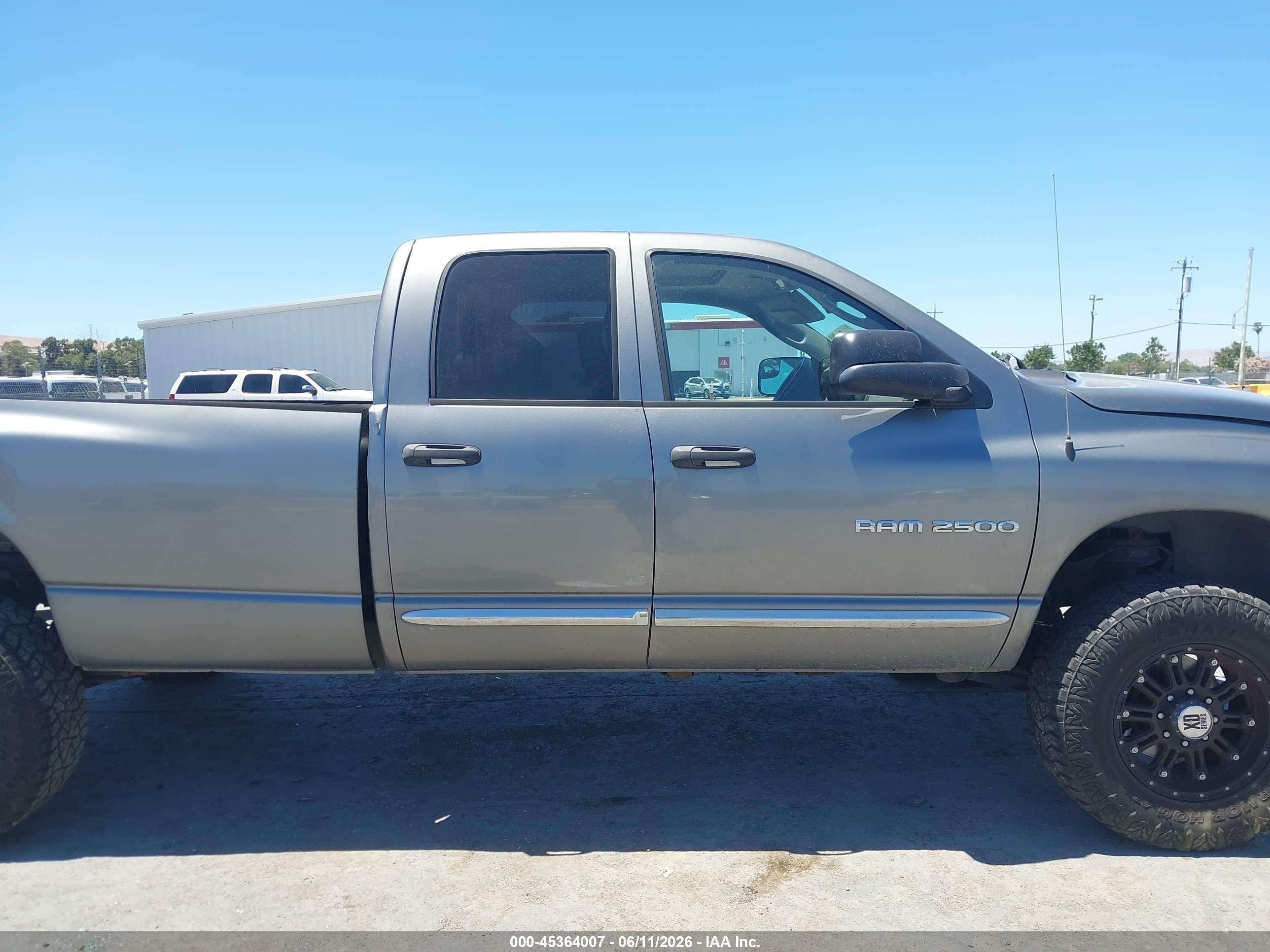 2005 Dodge Ram 2500 Slt/laramie Gray vin: 3D7KS28C35G830929