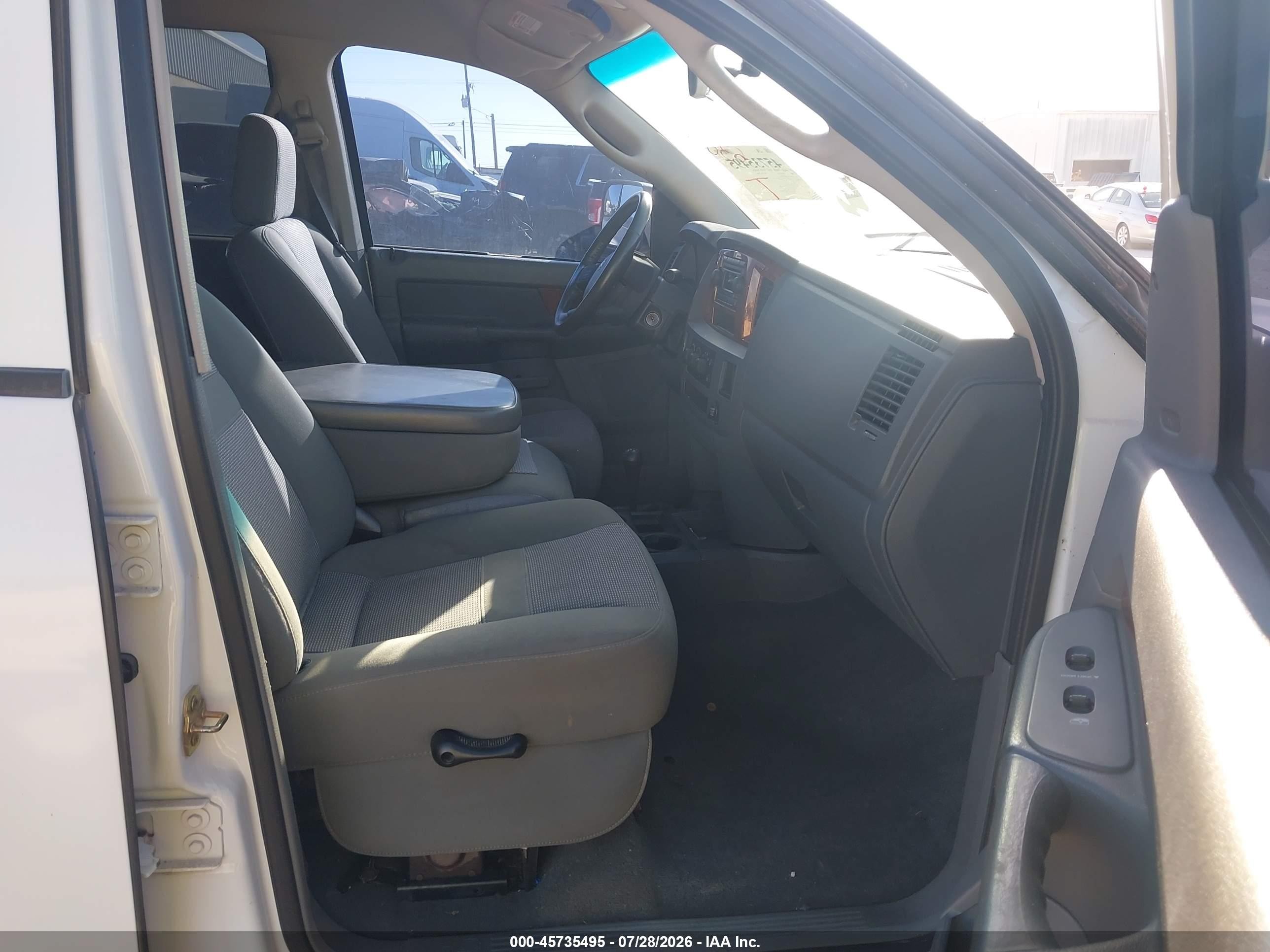 2006 Dodge Ram 2500 Slt/trx4 Off Road/sport/power Wagon White vin: 3D7KS28C36G230672