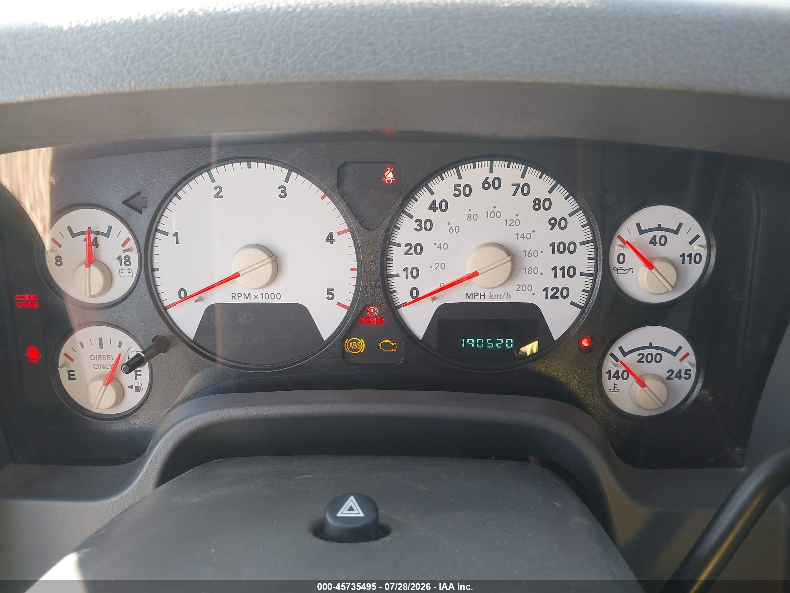 2006 Dodge Ram 2500 Slt/trx4 Off Road/sport/power Wagon White vin: 3D7KS28C36G230672