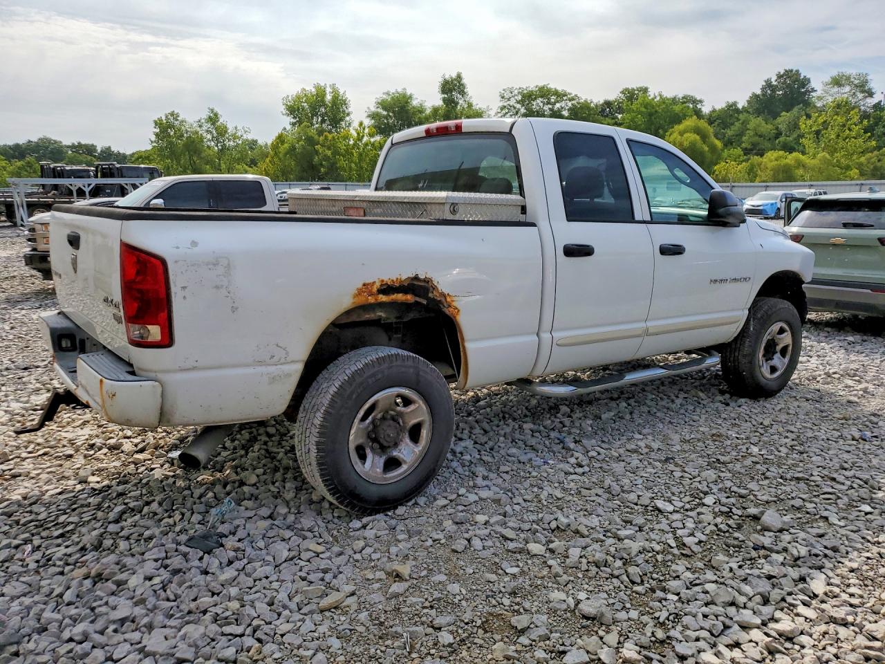 2005 Dodge Ram 2500 St/slt White vin: 3D7KS28C45G807448