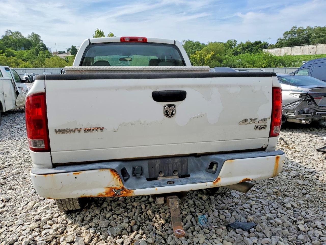 2005 Dodge Ram 2500 St/slt White vin: 3D7KS28C45G807448