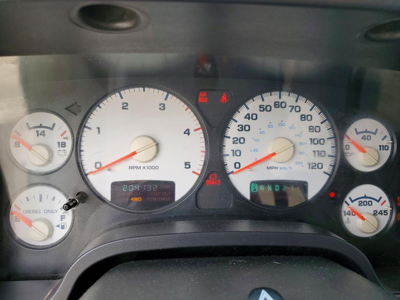 2005 Dodge Ram 2500 St/slt White vin: 3D7KS28C45G807448
