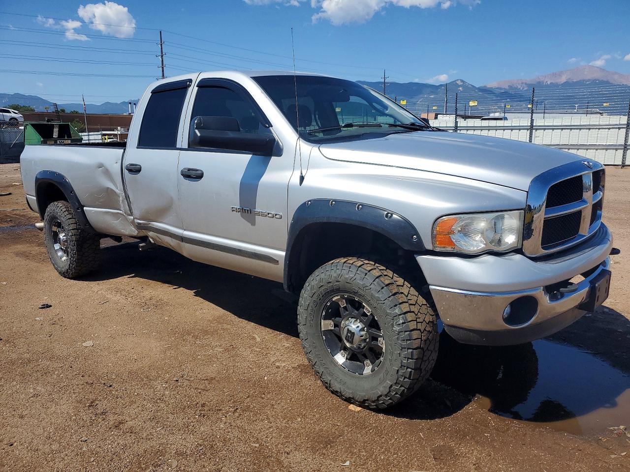 2005 Dodge Ram 2500 St Silver vin: 3D7KS28C45G848078