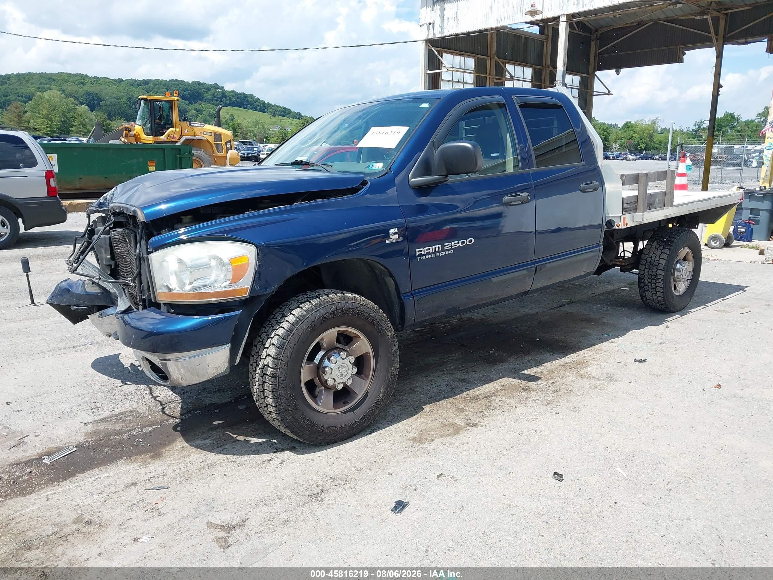 2006 Dodge Ram 2500 Slt/sport Dark Blue vin: 3D7KS28C46G116728