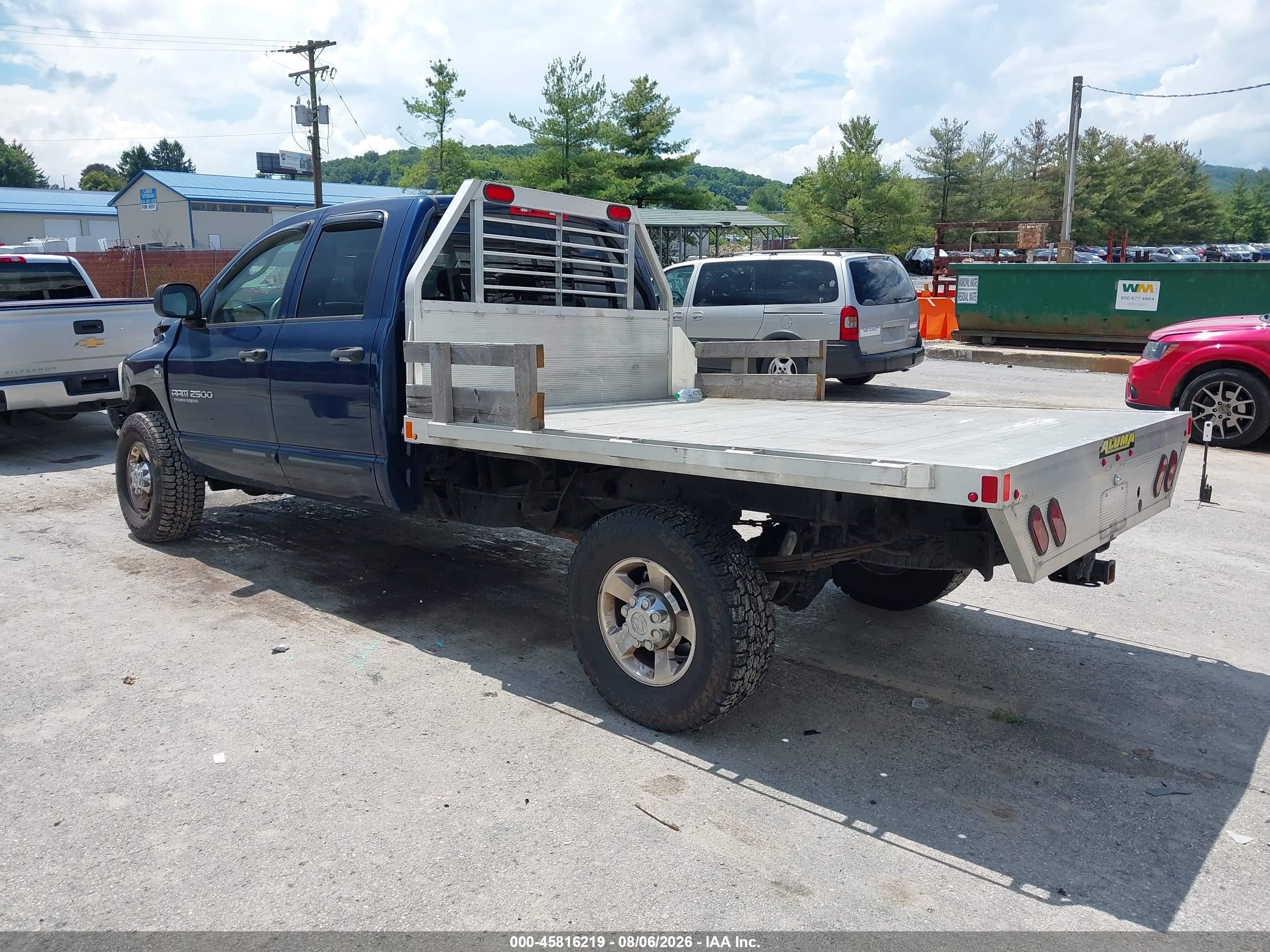 2006 Dodge Ram 2500 Slt/sport Dark Blue vin: 3D7KS28C46G116728
