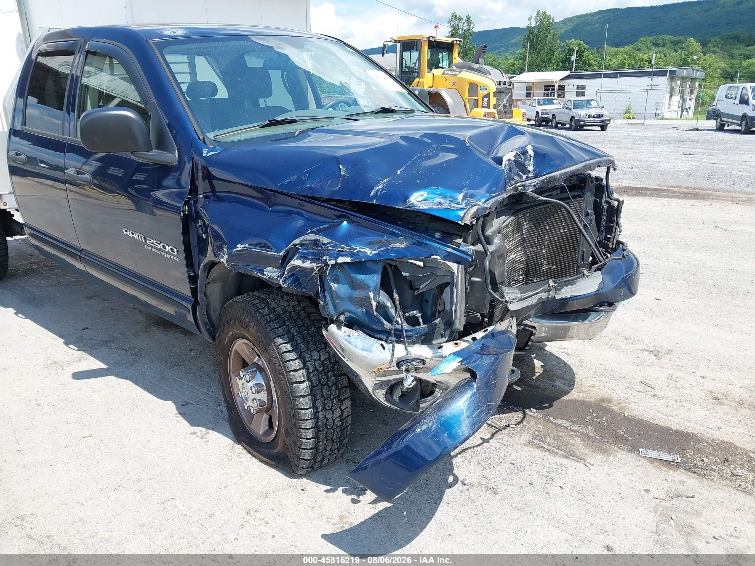 2006 Dodge Ram 2500 Slt/sport Dark Blue vin: 3D7KS28C46G116728