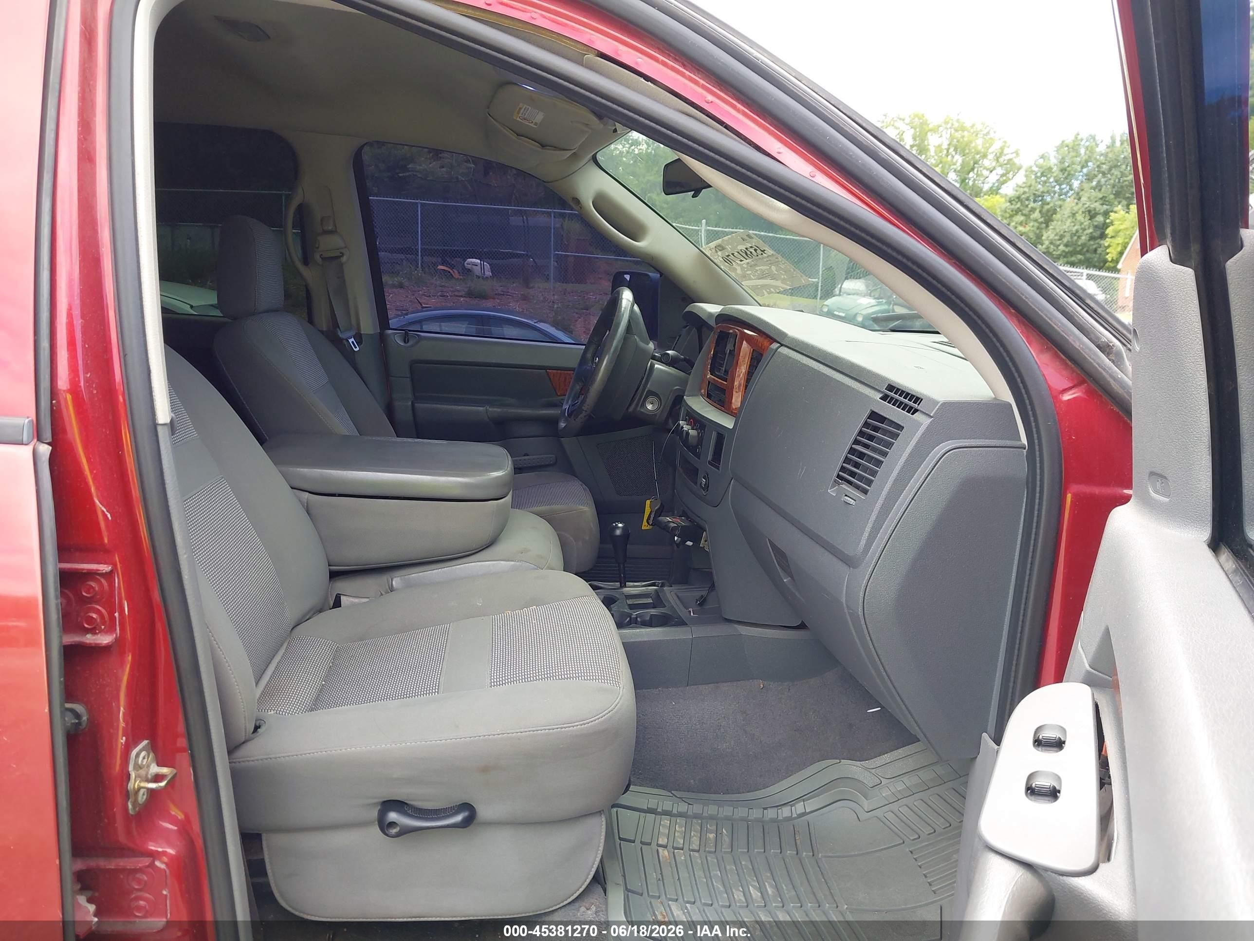 2006 Dodge Ram 2500 Slt/trx4 Off Road/sport/power Wagon Красный vin: 3D7KS28C46G288161