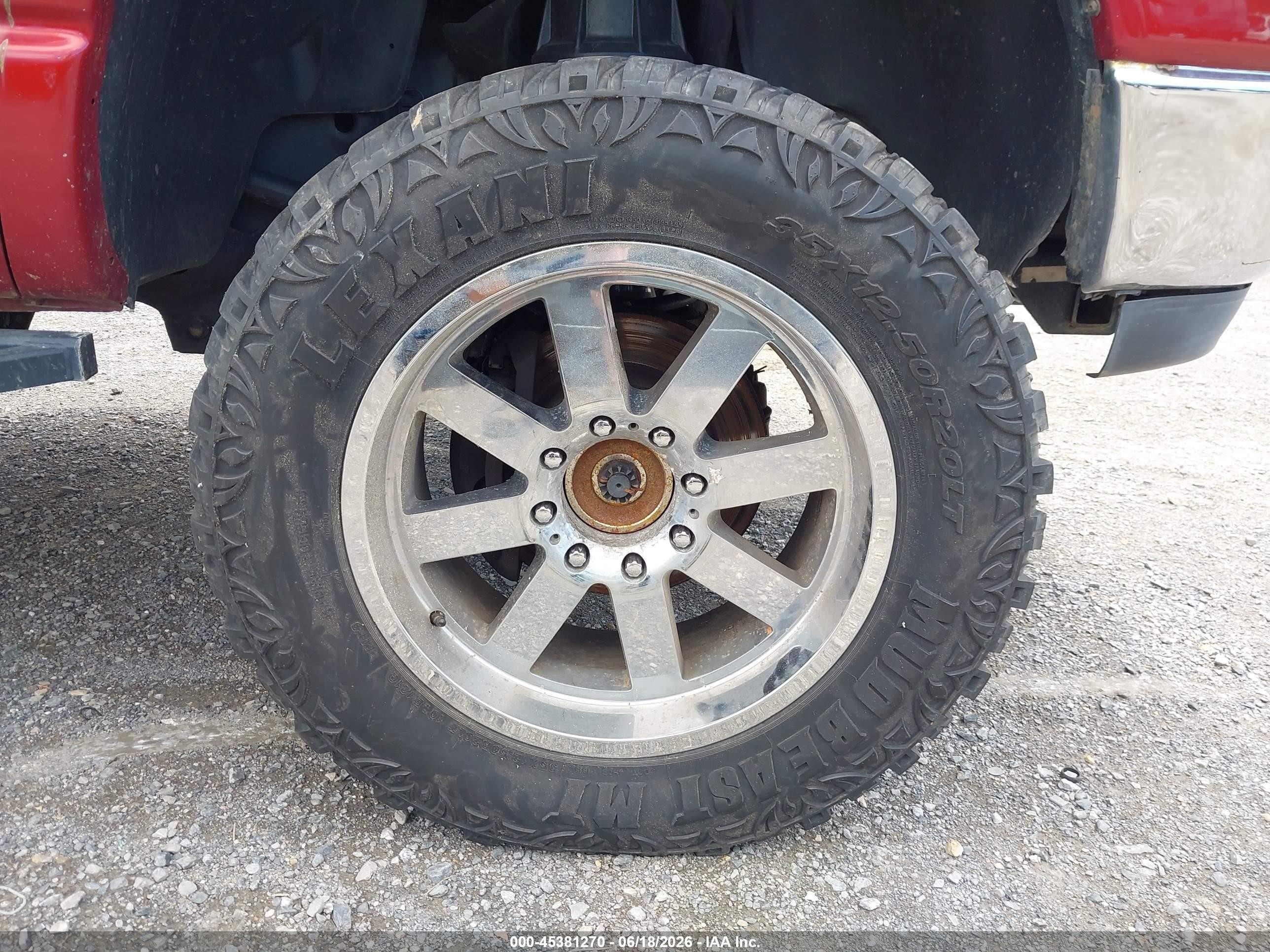 2006 Dodge Ram 2500 Slt/trx4 Off Road/sport/power Wagon Красный vin: 3D7KS28C46G288161