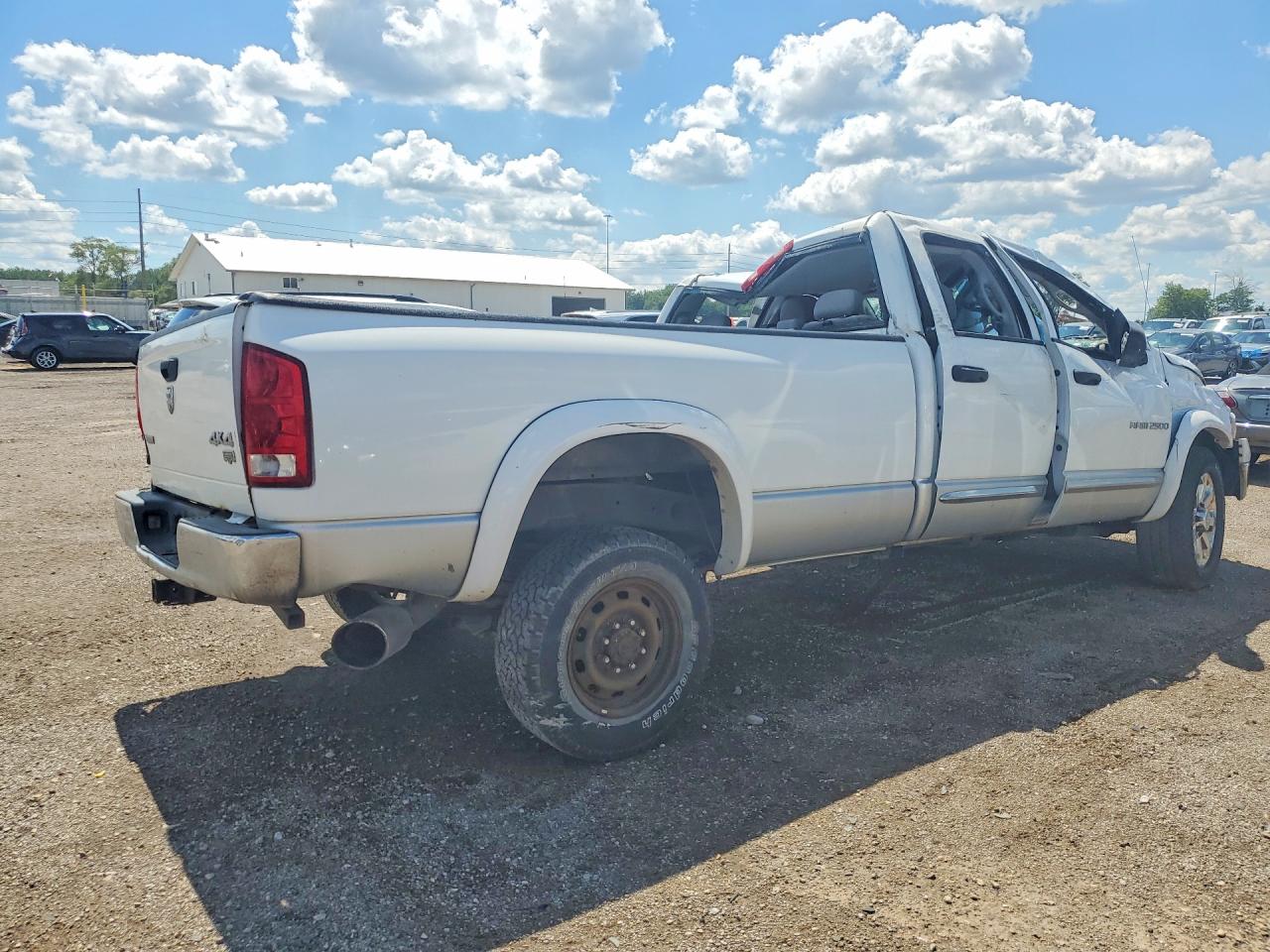 2005 Dodge Ram 2500 St White vin: 3D7KS28C55G808379