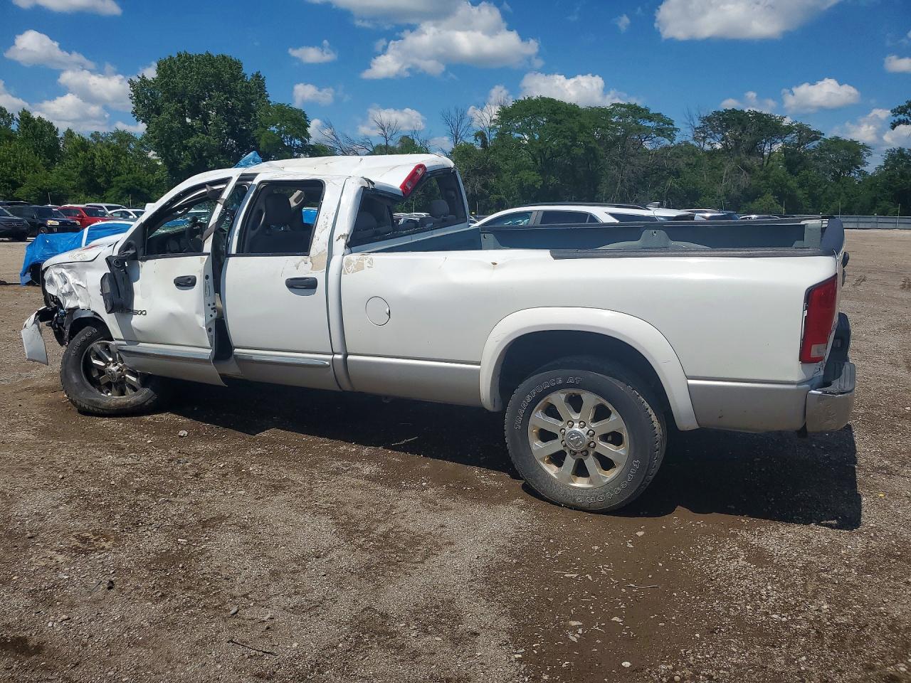 2005 Dodge Ram 2500 St White vin: 3D7KS28C55G808379