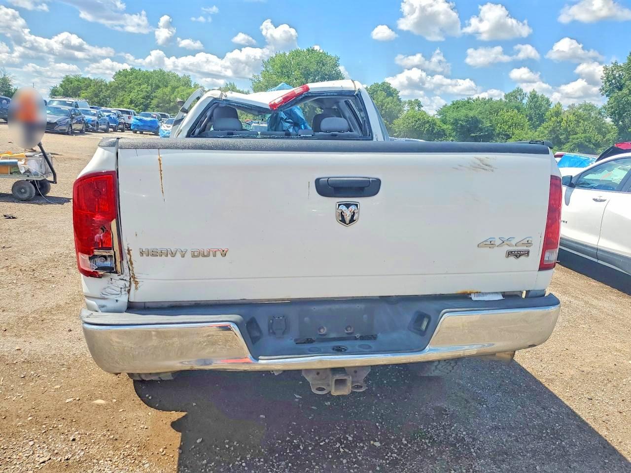 2005 Dodge Ram 2500 St White vin: 3D7KS28C55G808379