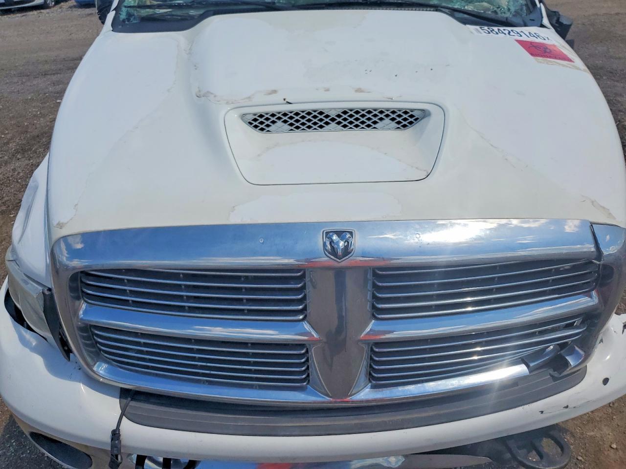 2005 Dodge Ram 2500 St White vin: 3D7KS28C55G808379