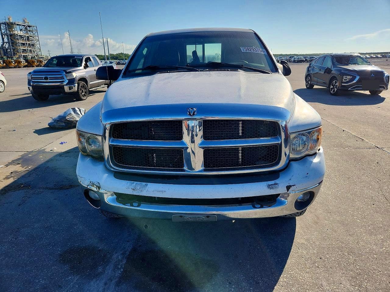 2005 Dodge Ram 2500 St White vin: 3D7KS28C65G766207