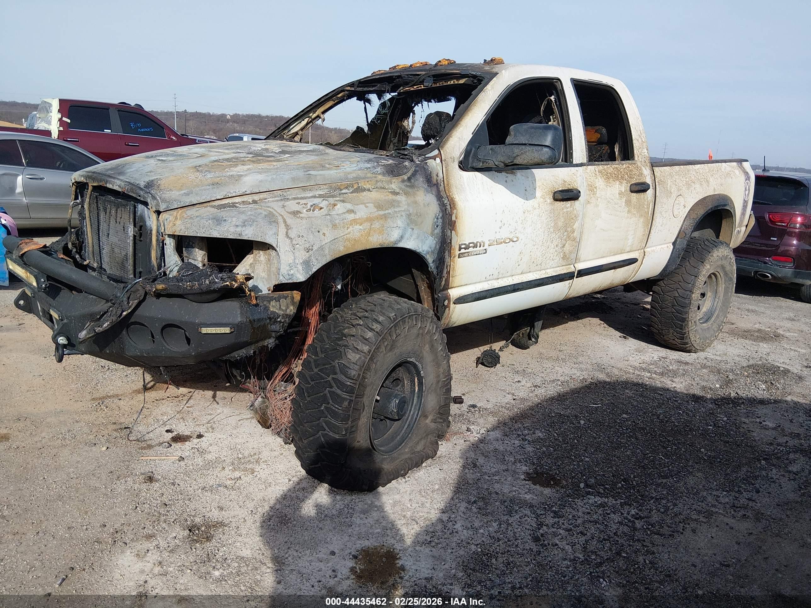 2005 Dodge Ram 2500 Slt/laramie White vin: 3D7KS28C65G825319