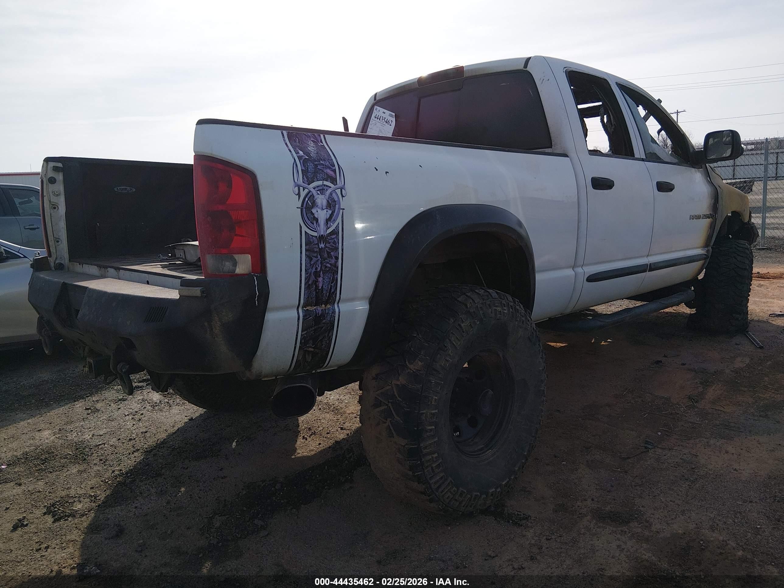 2005 Dodge Ram 2500 Slt/laramie White vin: 3D7KS28C65G825319