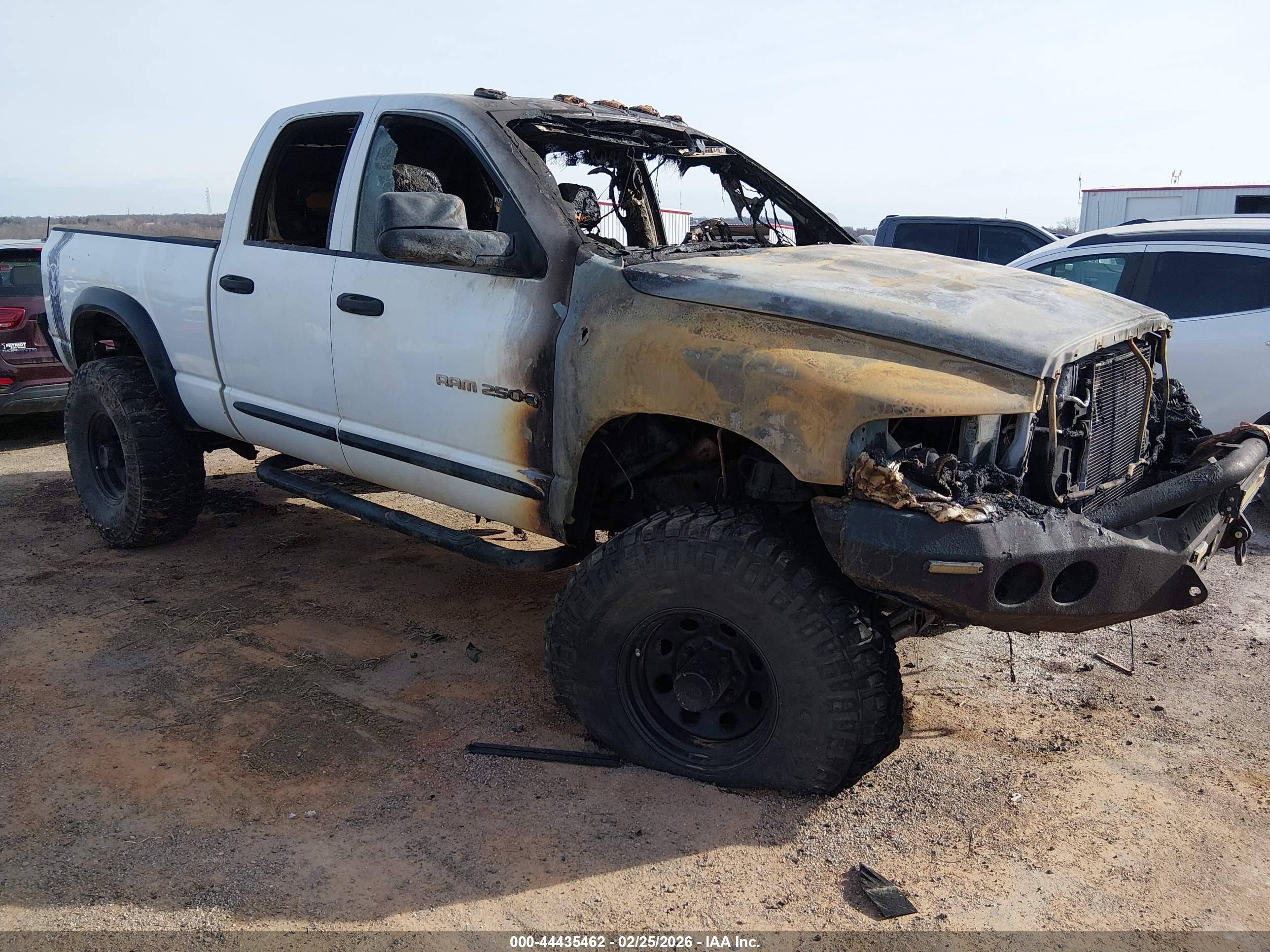 2005 Dodge Ram 2500 Slt/laramie White vin: 3D7KS28C65G825319