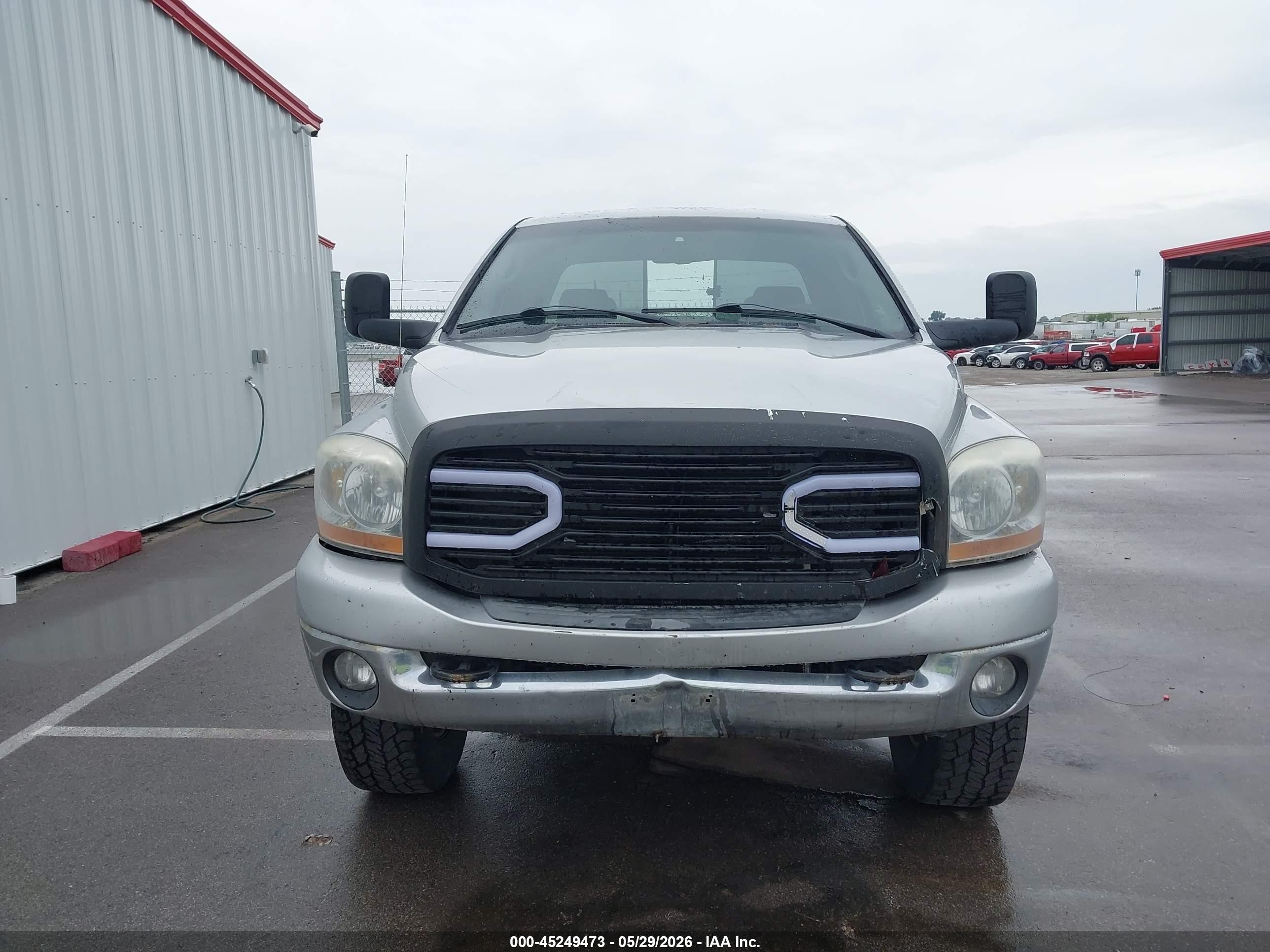 2006 Dodge Ram 2500 Slt/trx4 Off Road/sport/power Wagon Silver vin: 3D7KS28C66G231086
