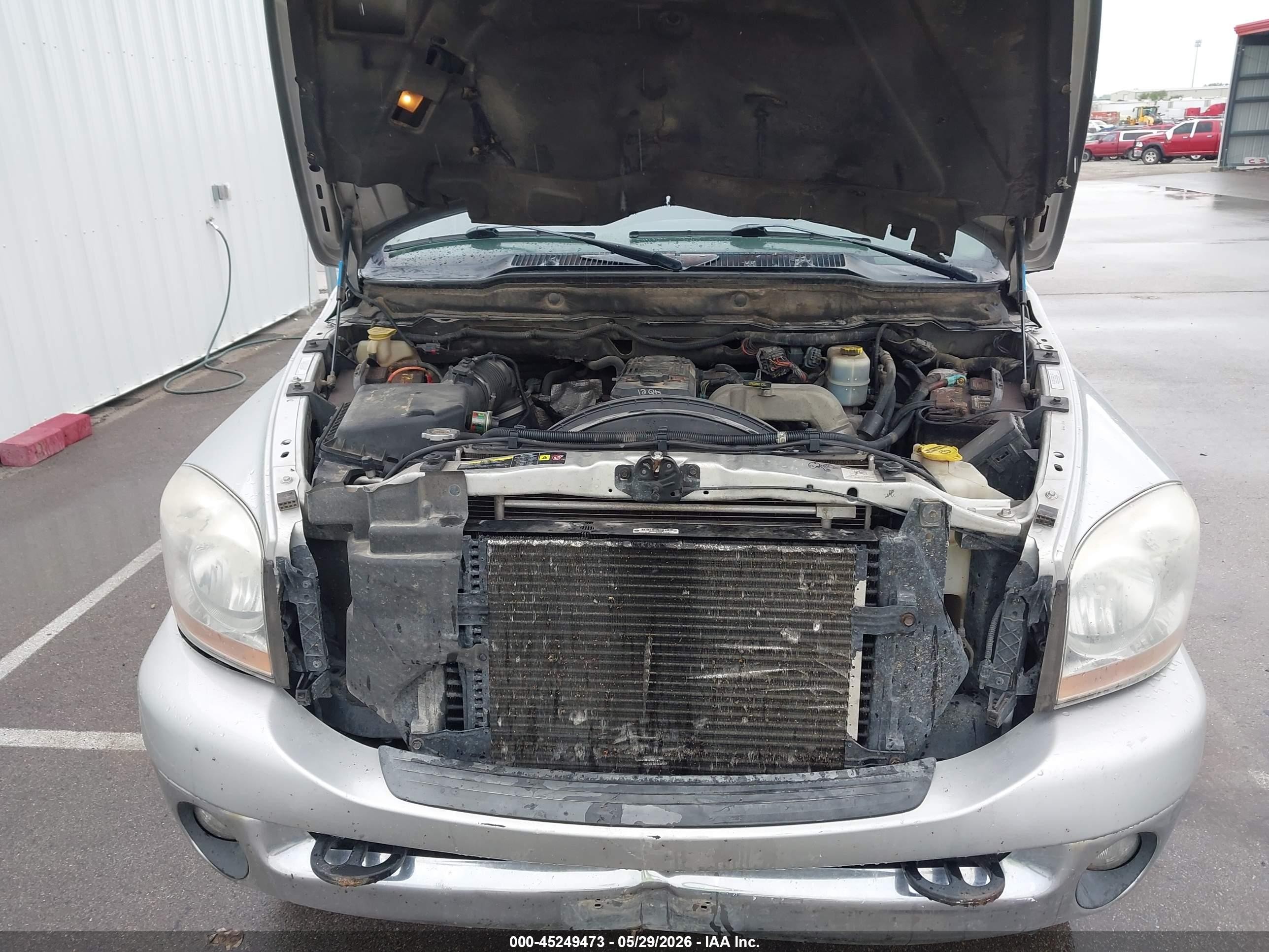 2006 Dodge Ram 2500 Slt/trx4 Off Road/sport/power Wagon Silver vin: 3D7KS28C66G231086