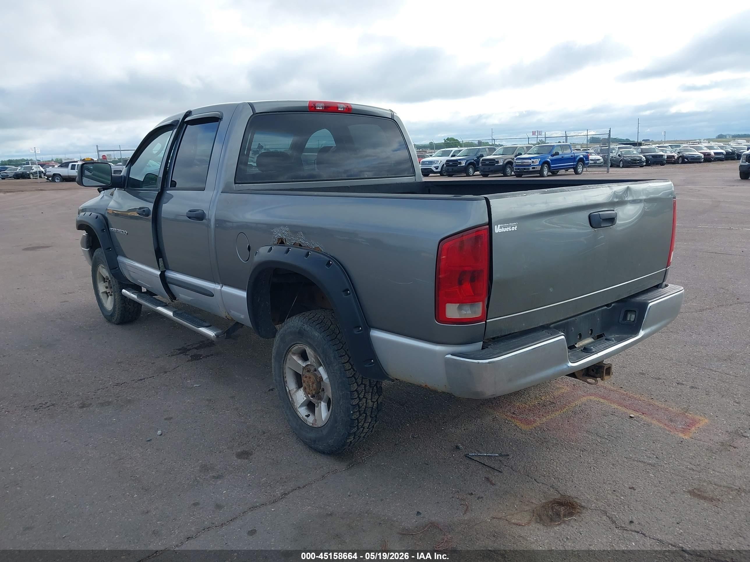 2005 Dodge Ram 2500 Slt/laramie Gray vin: 3D7KS28C75G844560