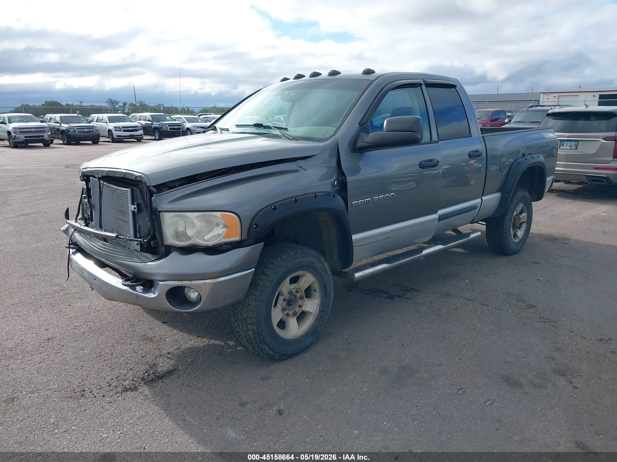 2005 Dodge Ram 2500 Slt/laramie Gray vin: 3D7KS28C75G844560