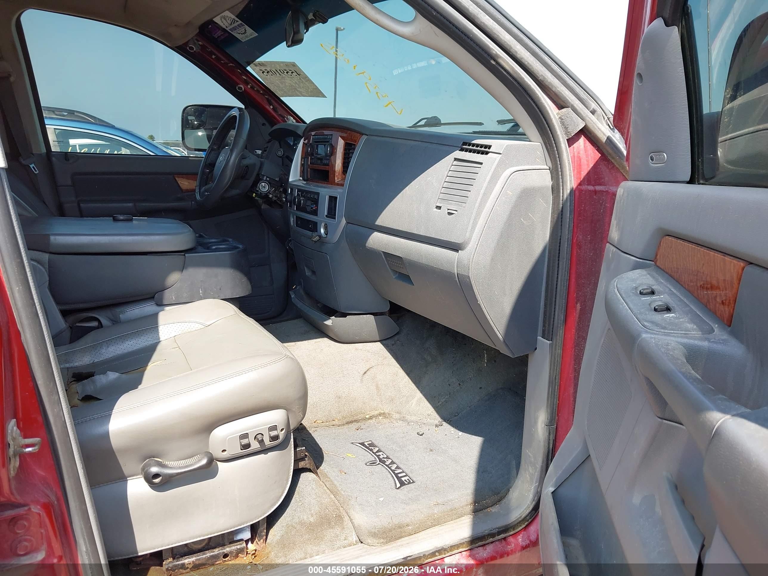 2006 Dodge Ram 2500 Laramie Maroon vin: 3D7KS28C76G148475