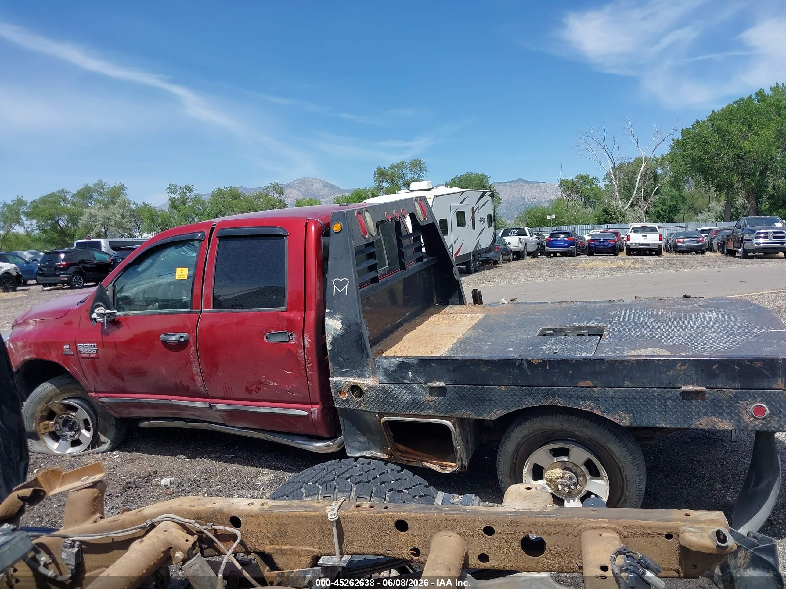 2007 Dodge Ram 2500 Slt/sport Red vin: 3D7KS28C77G746843