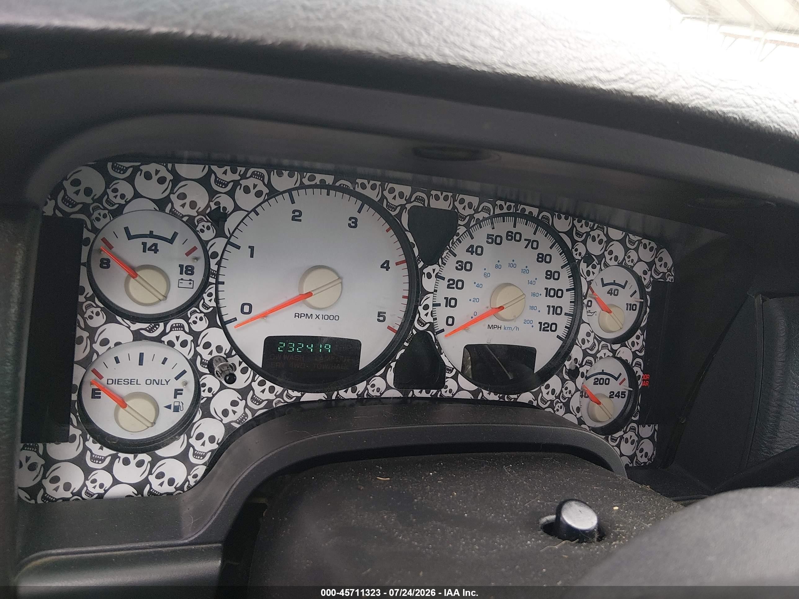 2005 Dodge Ram 2500 St/slt White vin: 3D7KS28C85G719857
