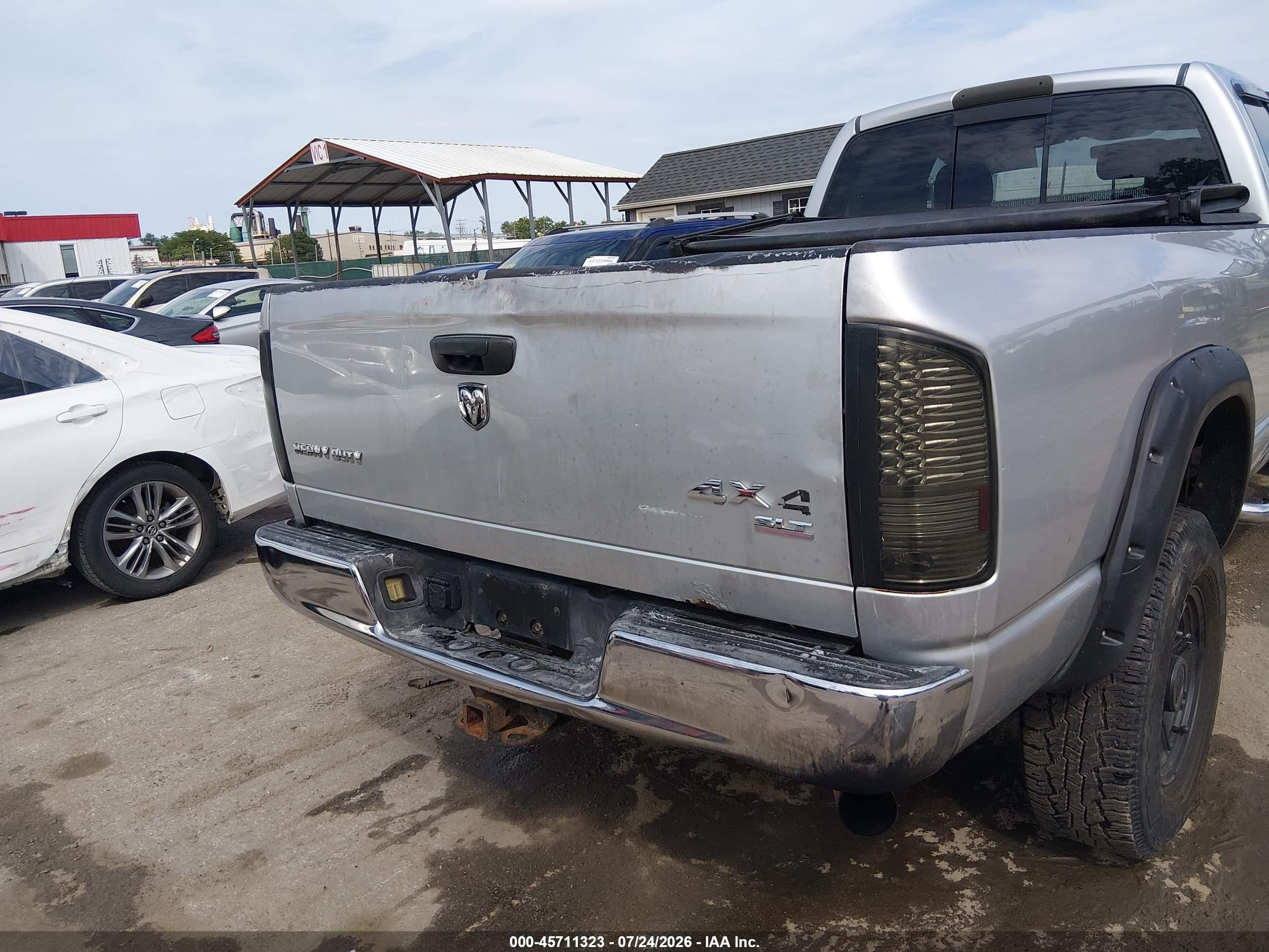 2005 Dodge Ram 2500 St/slt White vin: 3D7KS28C85G719857
